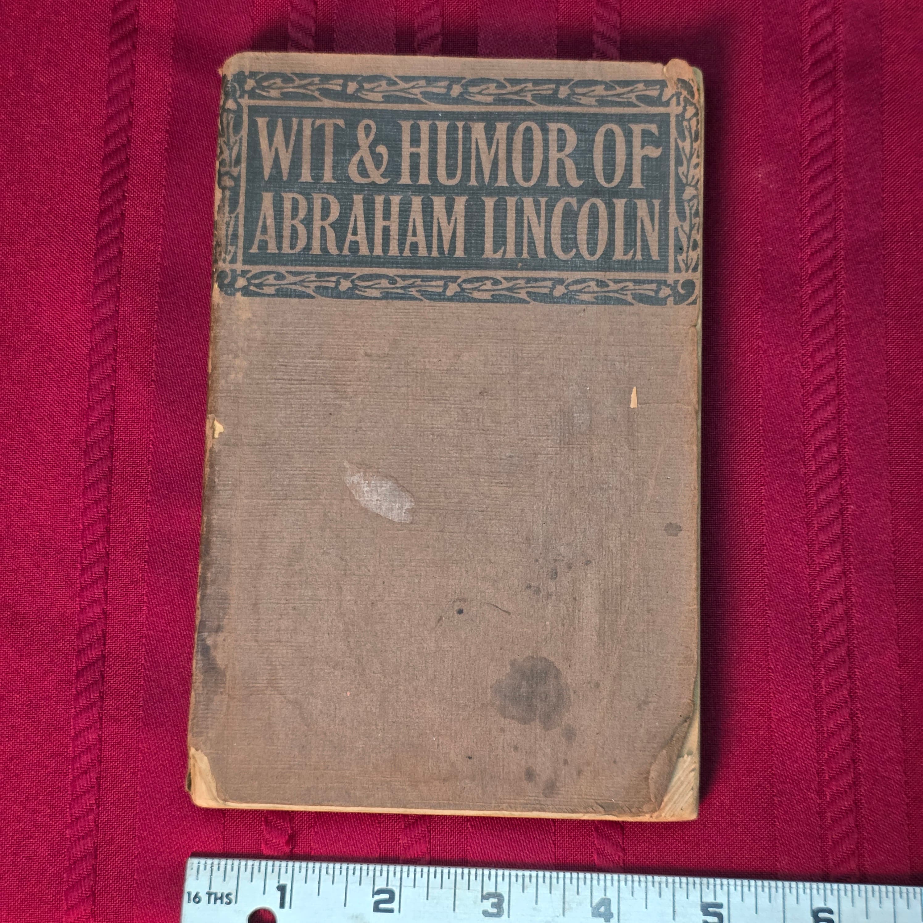 Antique 1914 Abraham Lincoln Book - Detached Cover / Broken Spine AS-IS