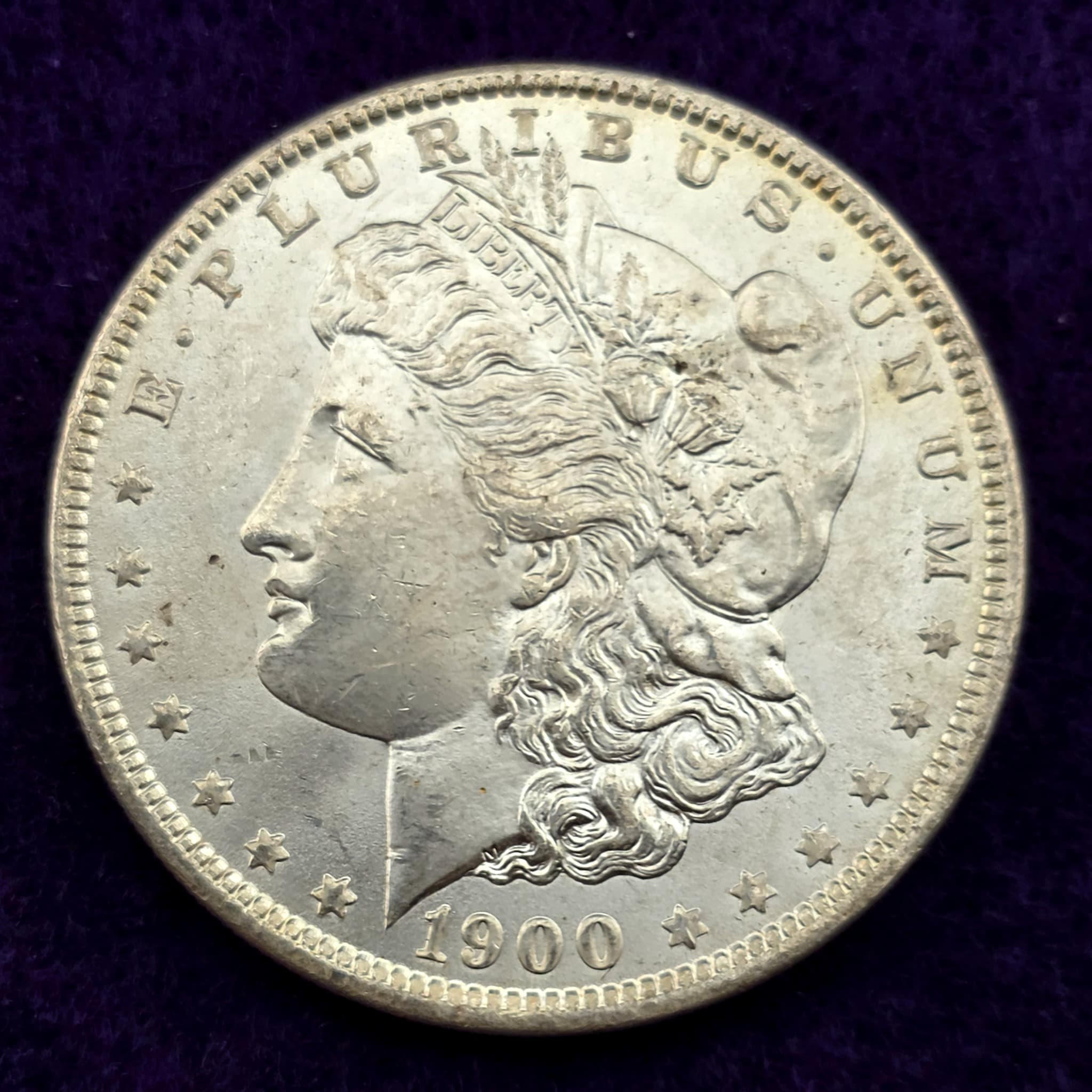 1900-O Morgan Silver Dollar, 90% Silver
