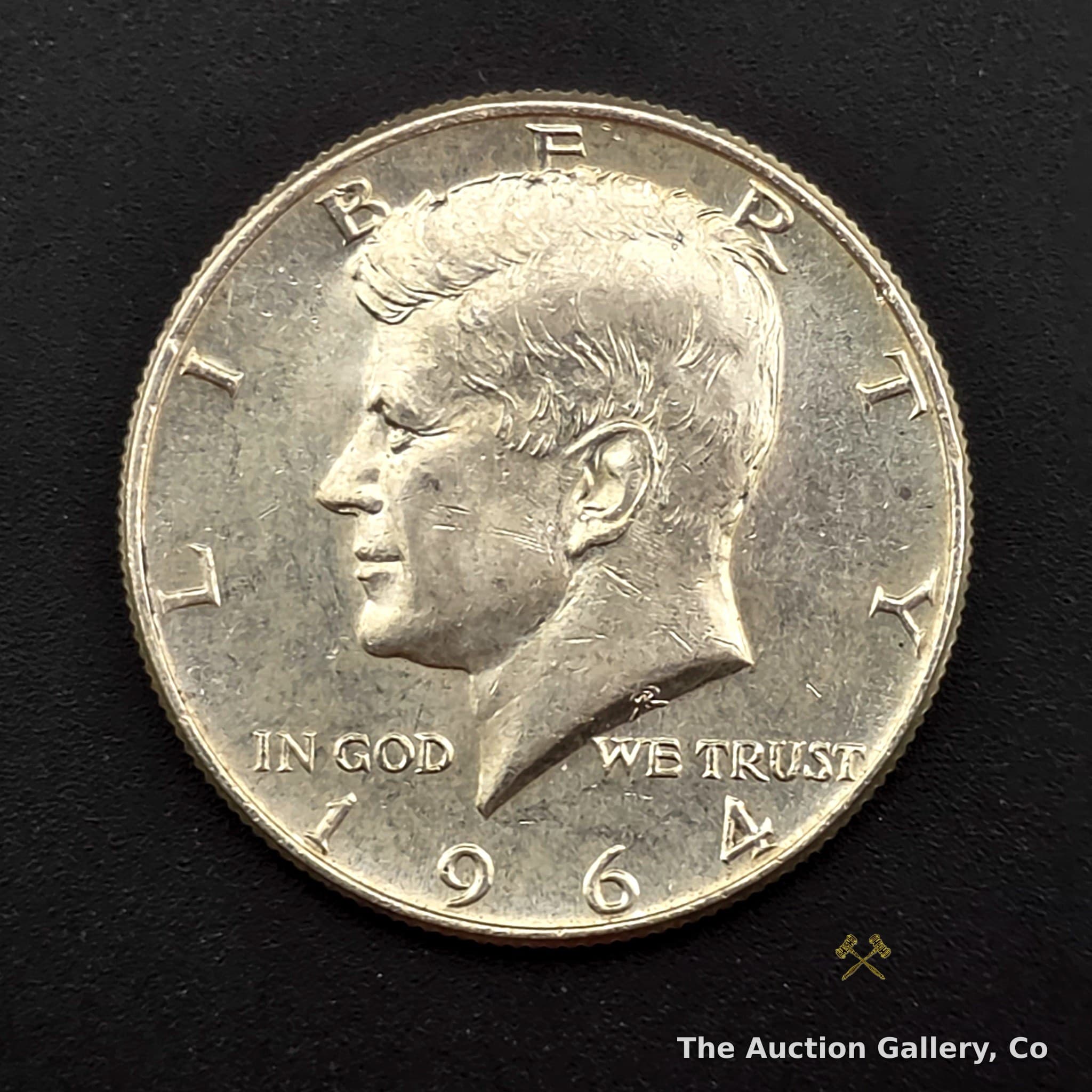 1964 Kennedy Half Dollar, 90% Silver