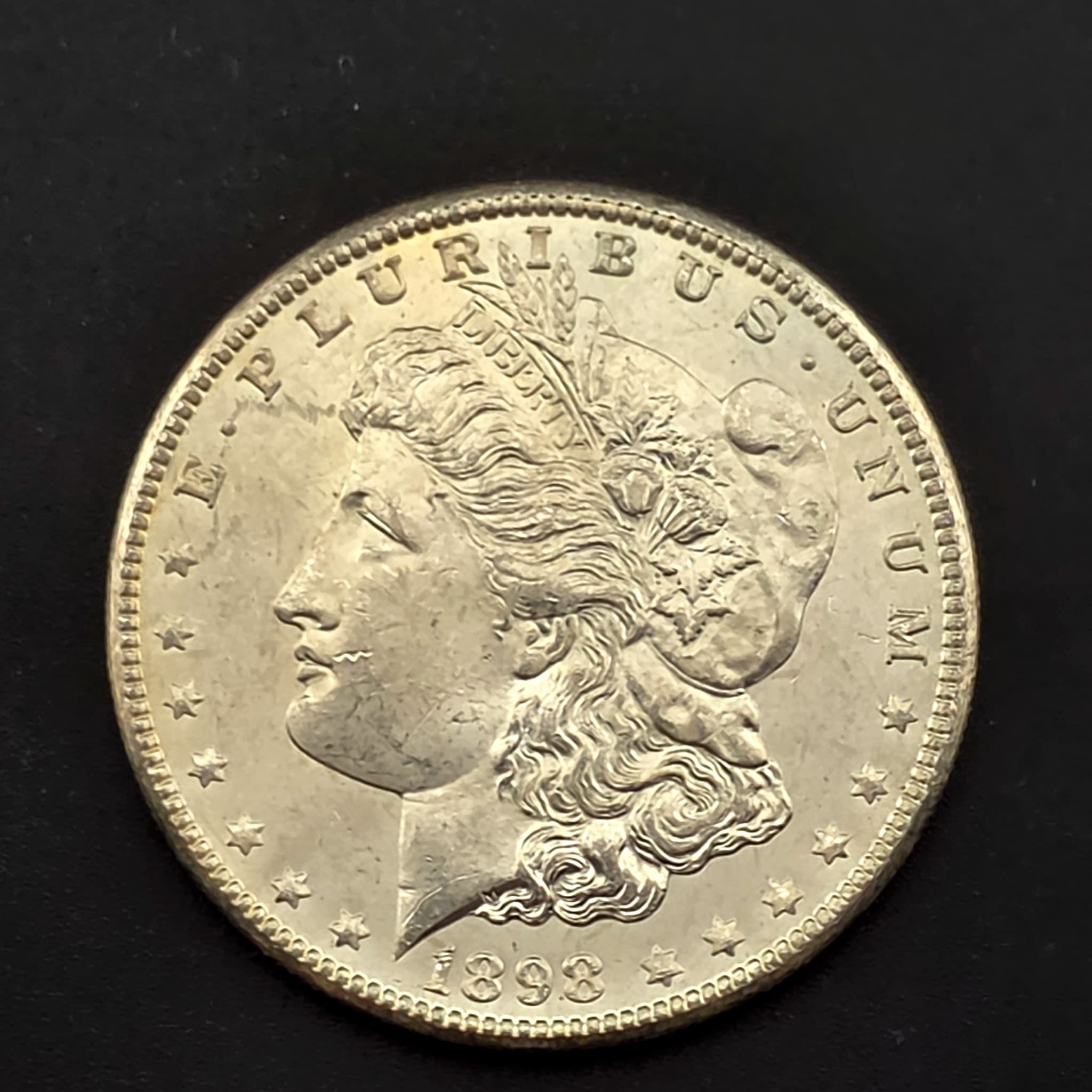 1898-O Morgan Silver Dollar, 90% Silver