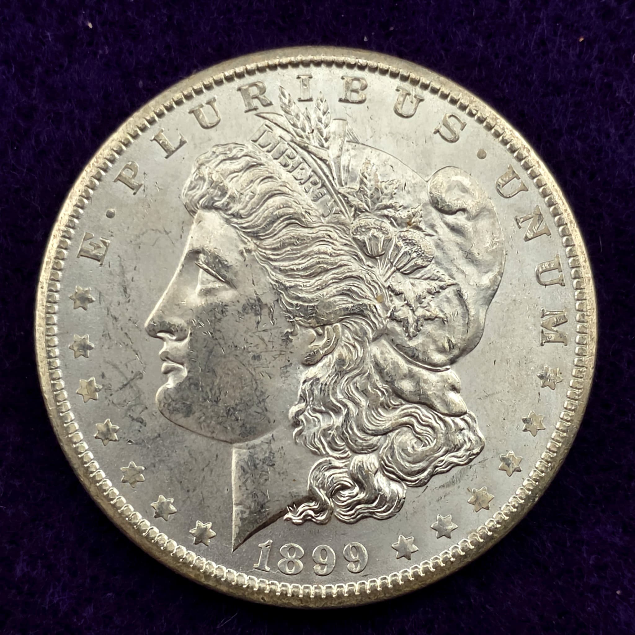 1899-O Morgan Silver Dollar, 90% Silver