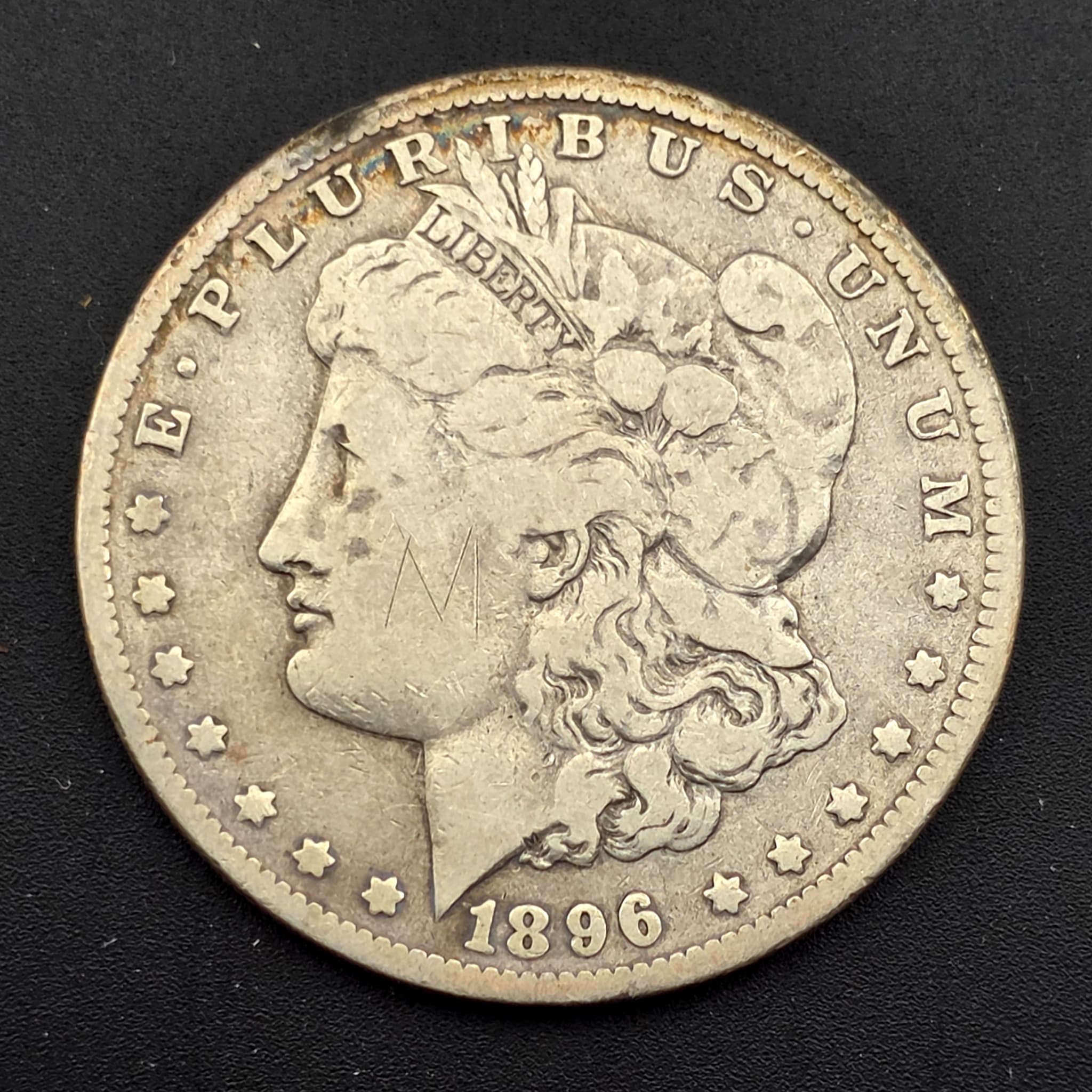 1896-O Morgan Silver Dollar, 90% Silver