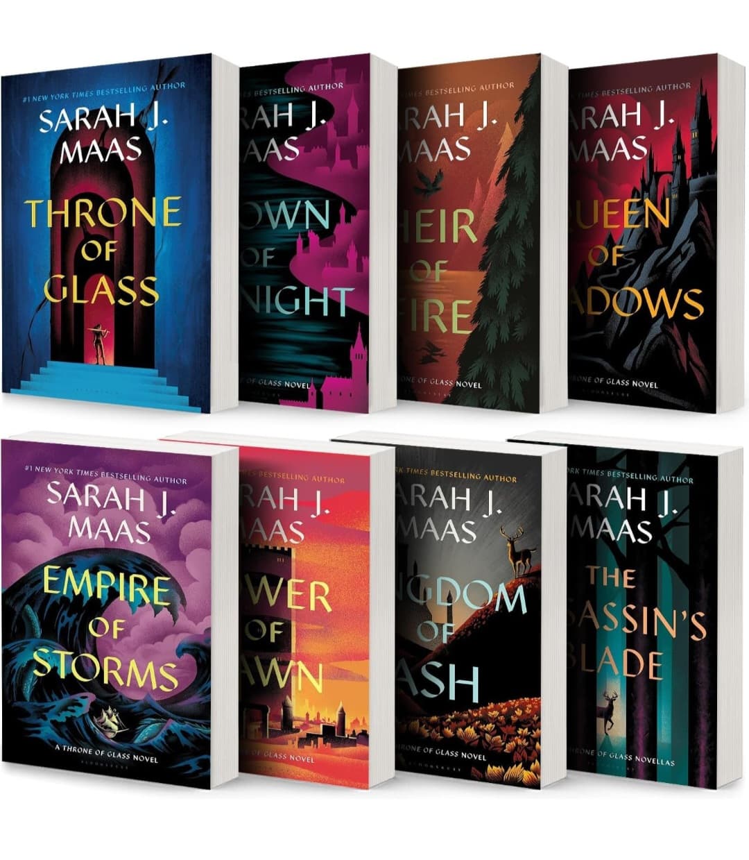 Sarah J. Maas - Throne Of Glass Series Collection (8-Book Box Set)