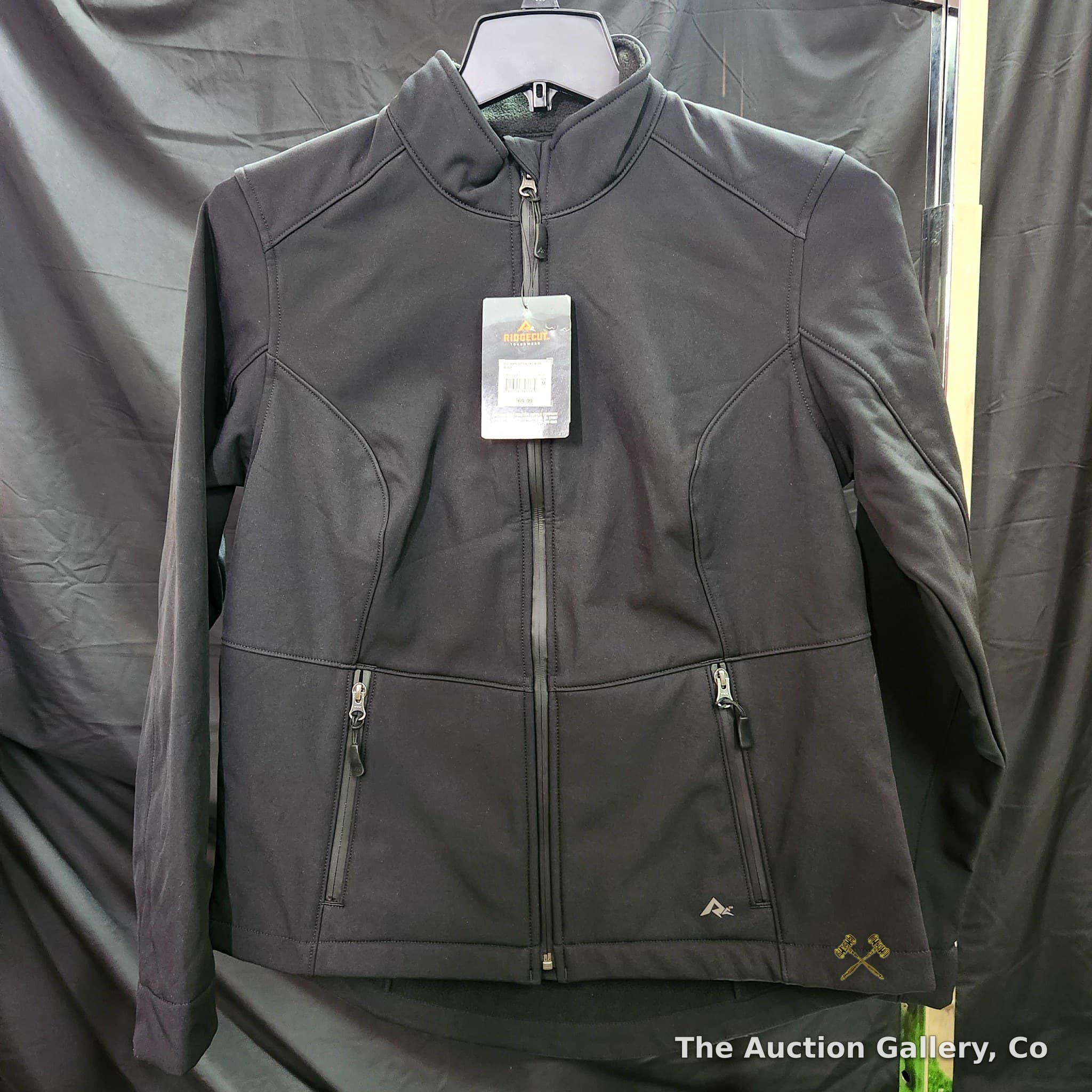 Ridgecut Toughwear Women's Softshell Jacket, Size M, Black, NWT