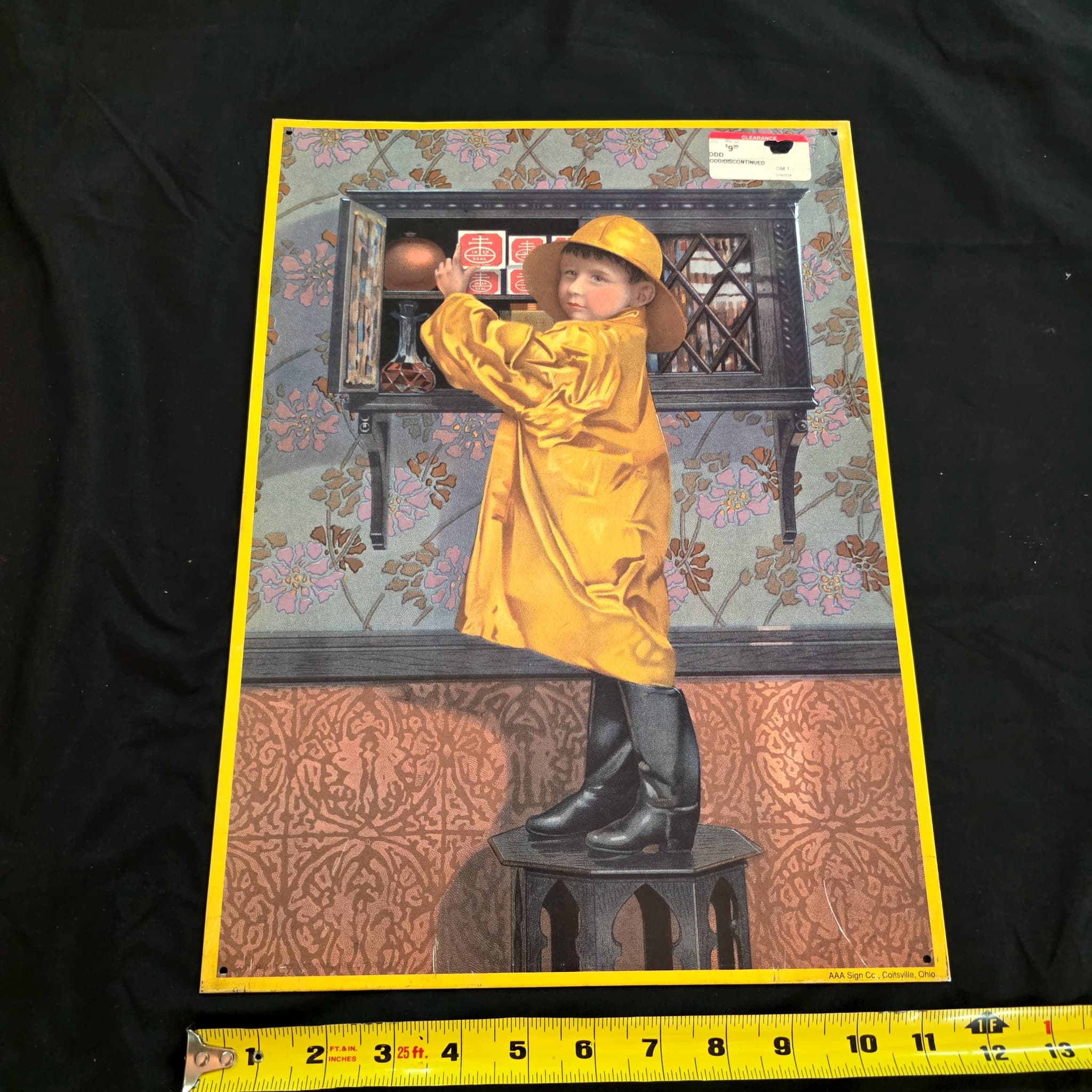 1994 Nabisco Advertising Metal Sign, 11.5" x 16"