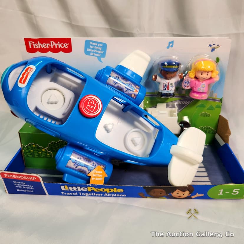 Fisher-Price Little People Travel Together Airplane Set, New in Box