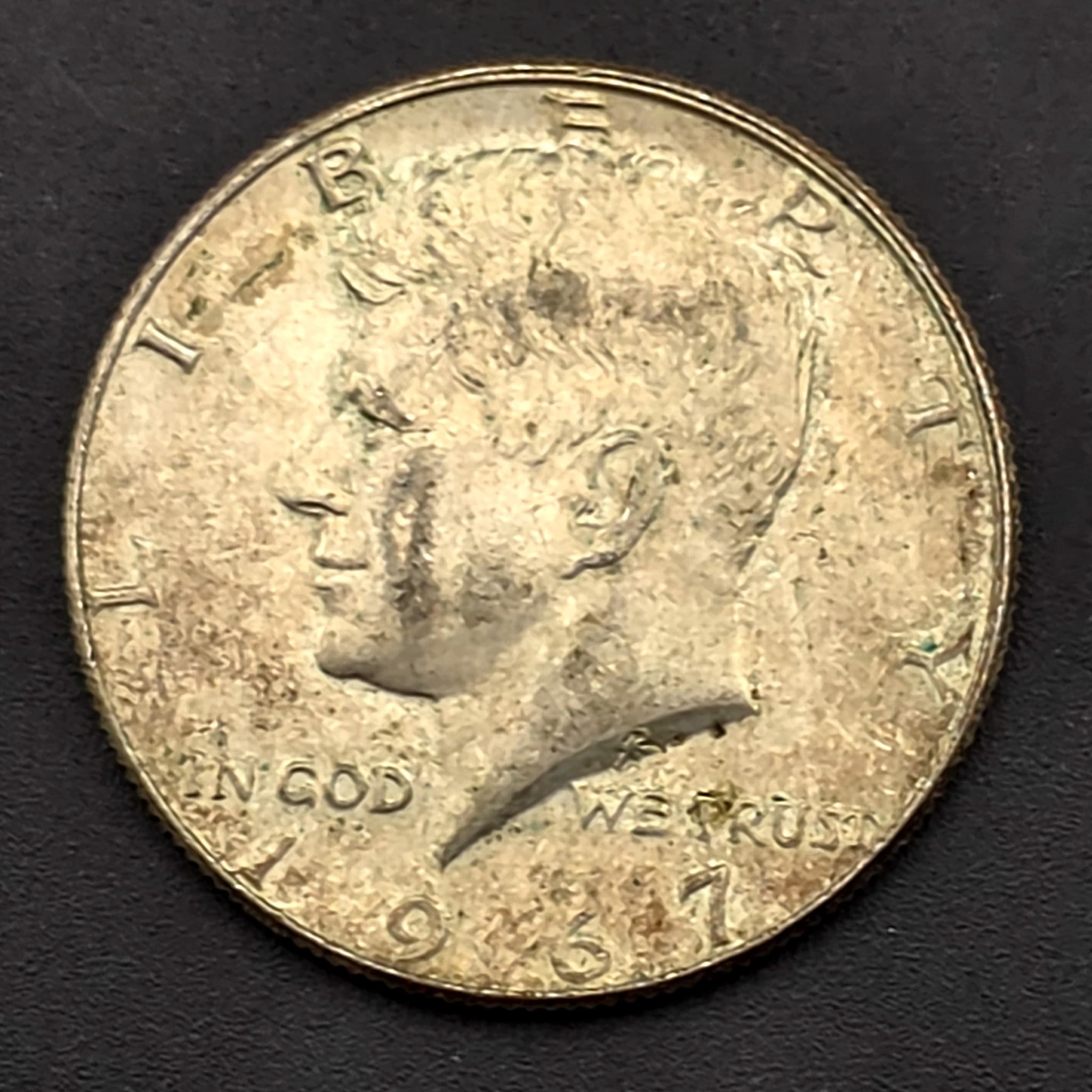 1967 Kennedy Half Dollar, 40% Silver