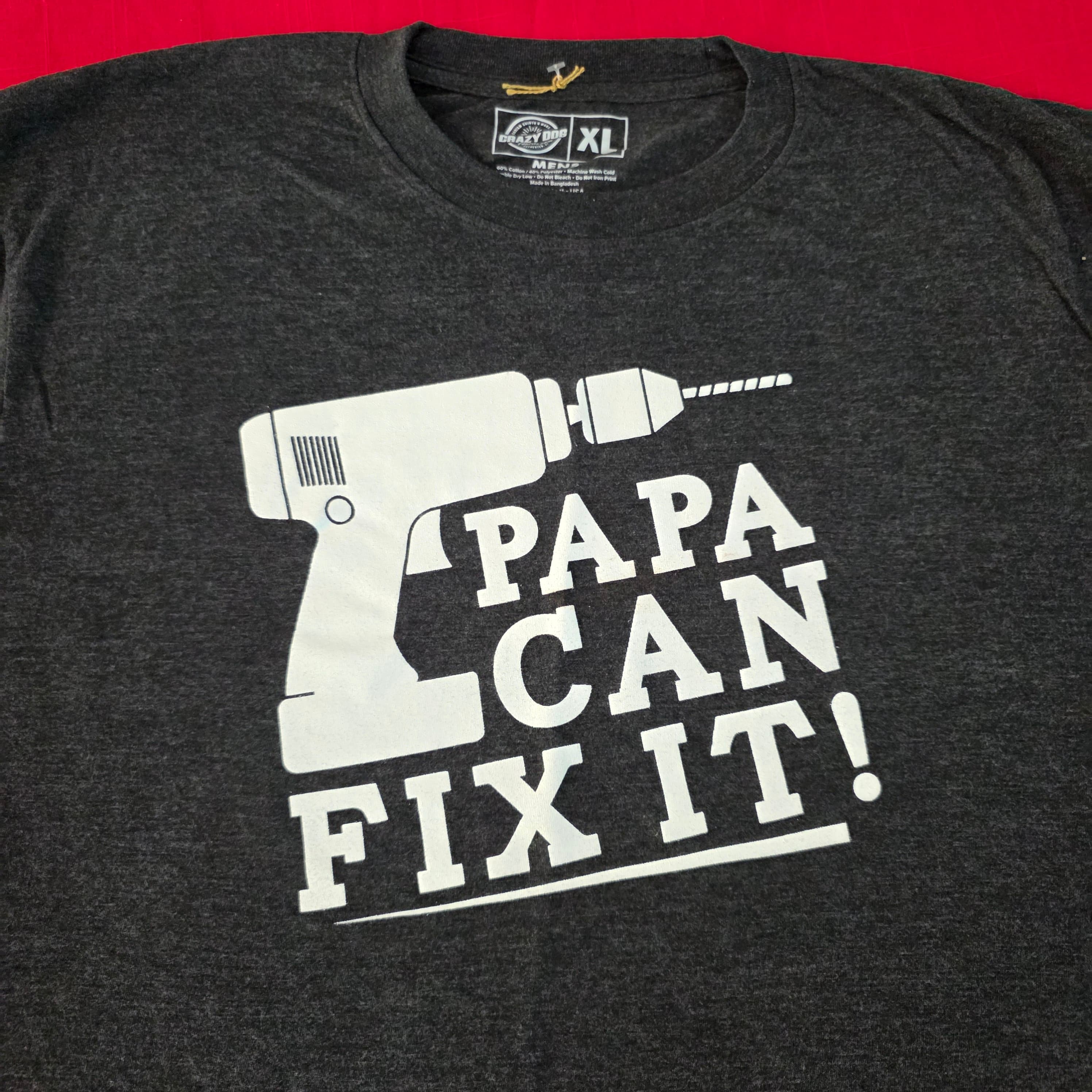 Dickies "Papa Can Fix It" Graphic T-Shirt, XL