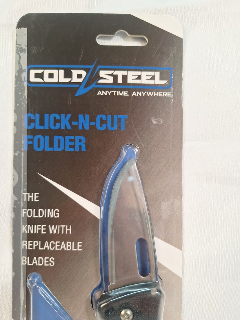 Cold Steel Click-N-Cut Folder, Model CS-40BAZ, New in Package β photo 2