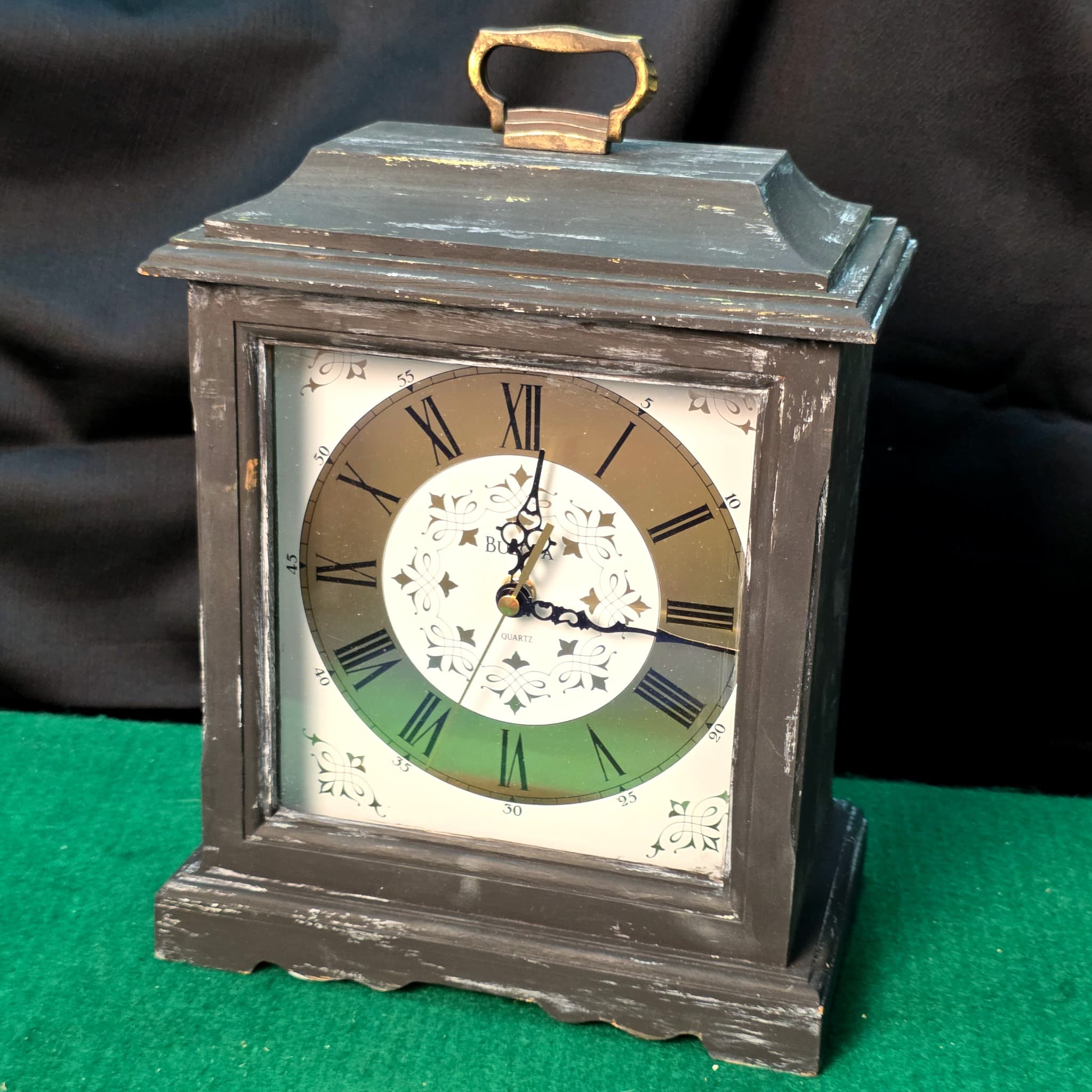 Bulova Quartz Mantel Clock, Bracket Style