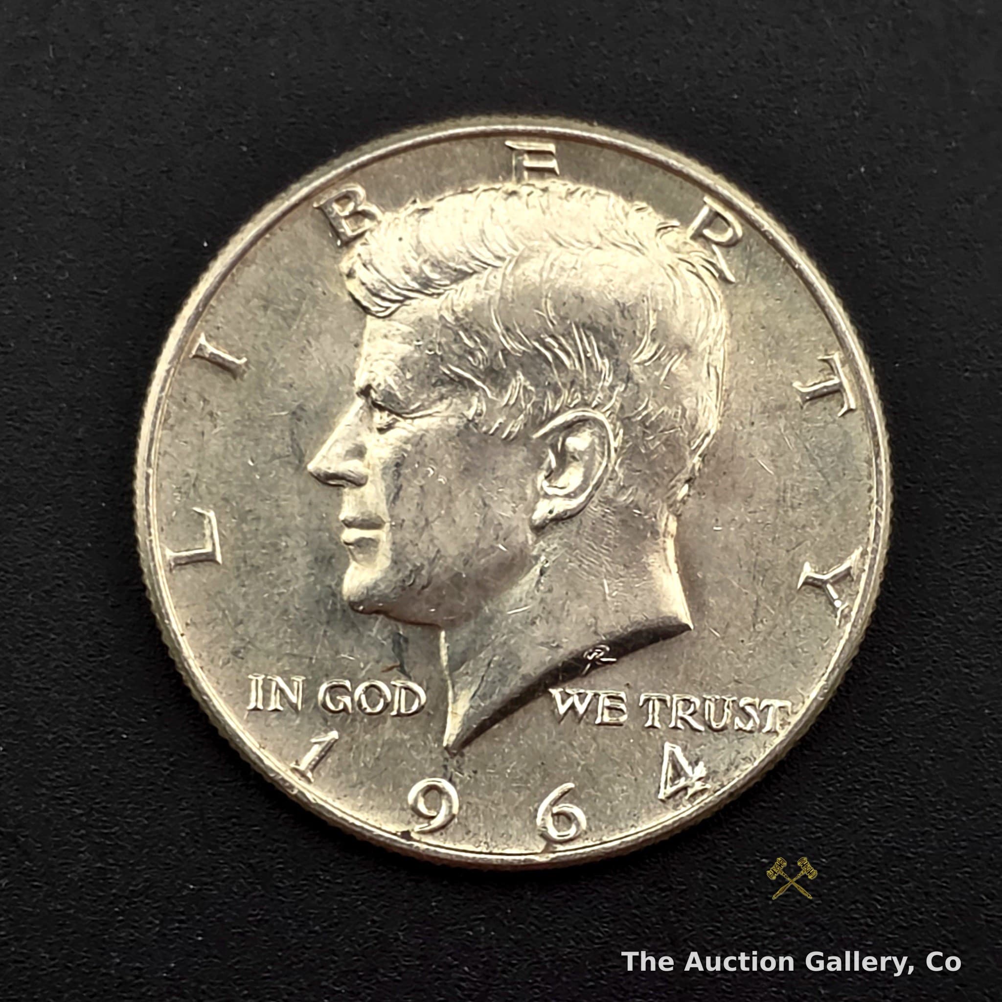 1964 Kennedy Half Dollar, 90% Silver