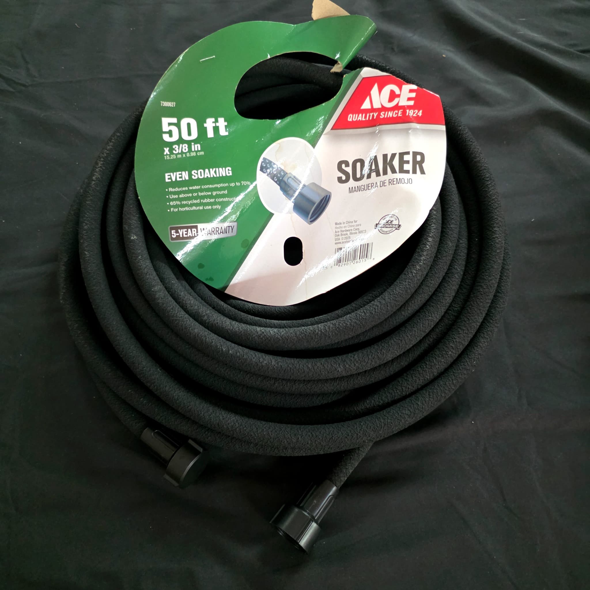 Ace 50 ft Soaker Hose, Brand New