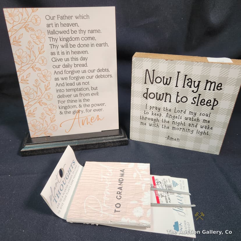 Mixed Gift Lot โ Signs, Coasters, Notepad & More โ photo 2