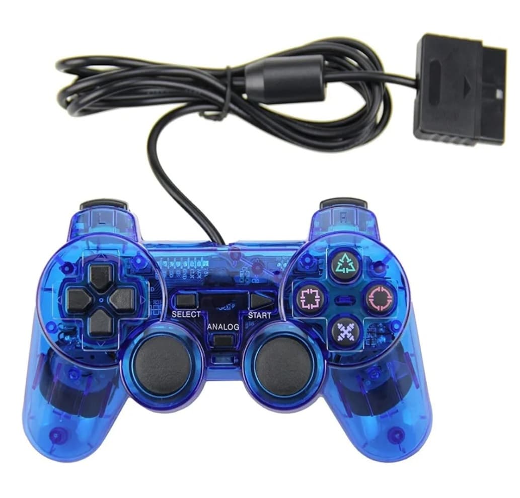 USB Wired Game Controller with Dual Vibration for PC