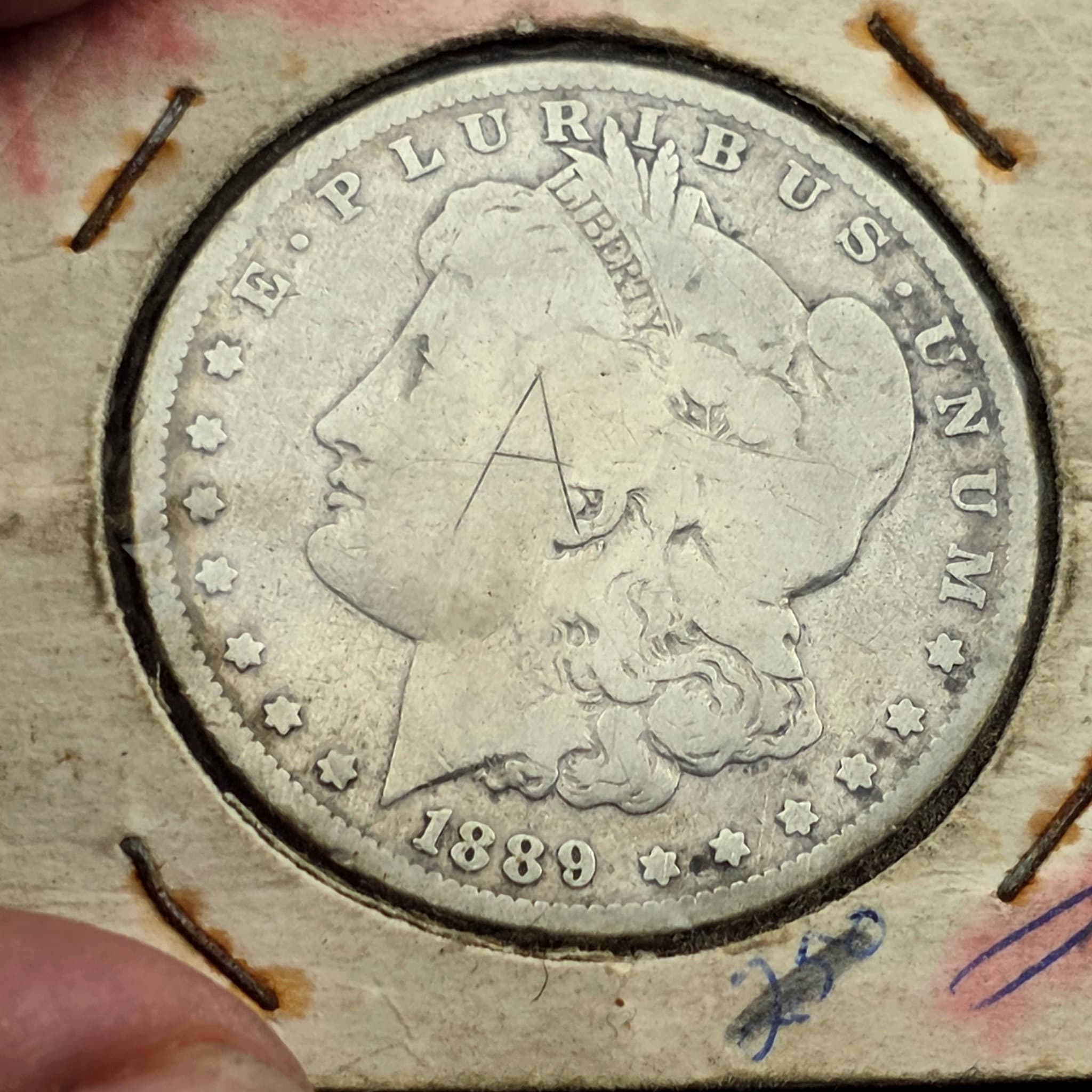 1889-O Morgan Silver Dollar, 90% Silver