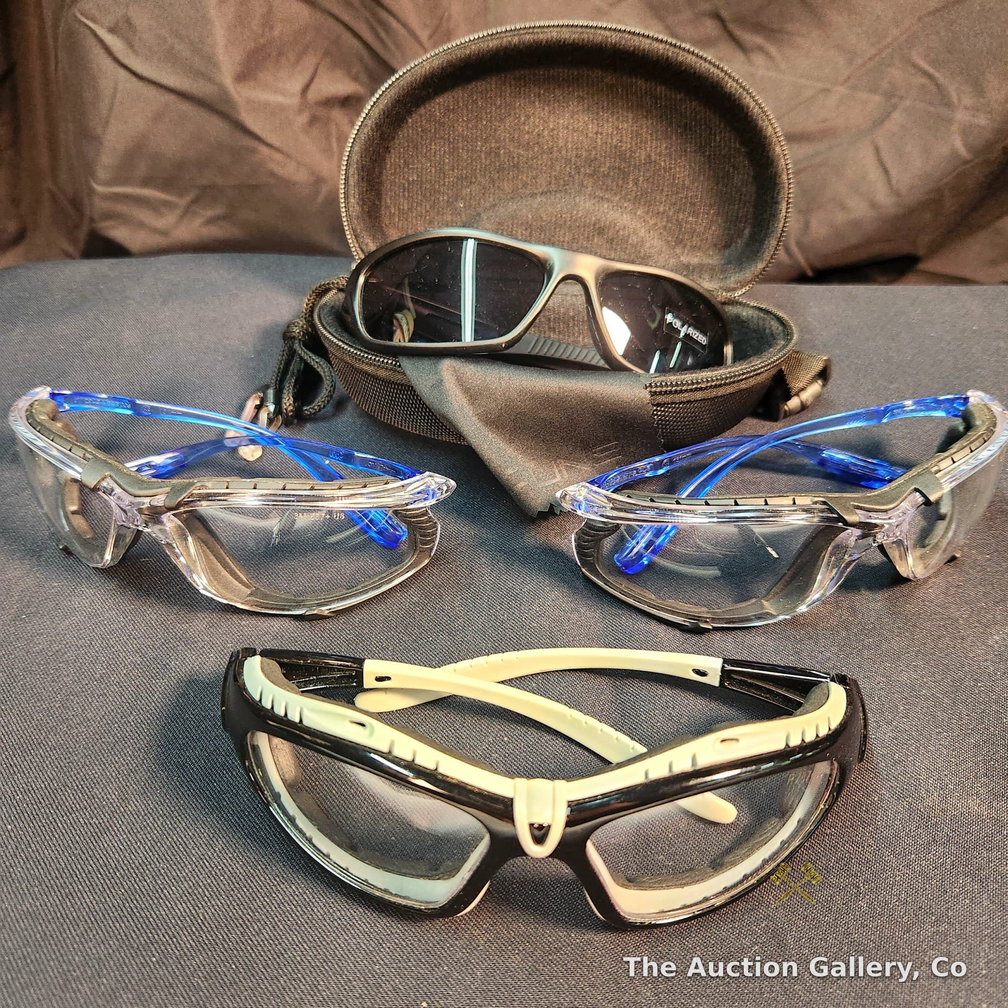 Mixed Eyewear Lot — Safety Glasses & Polarized Sunglasses, 4 Pieces
