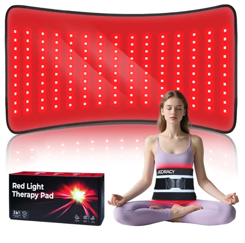 Adracy Red Light Therapy Pad - (24 x 12)