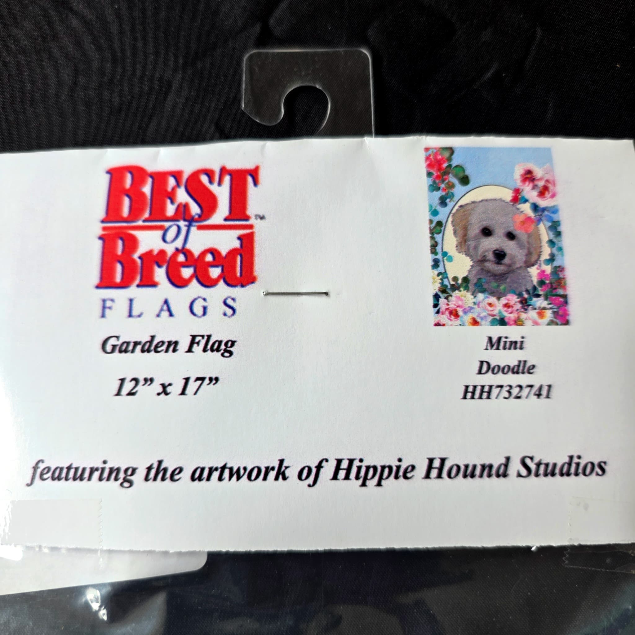 Best of Breed Mini Doodle Garden Flag, 12x17