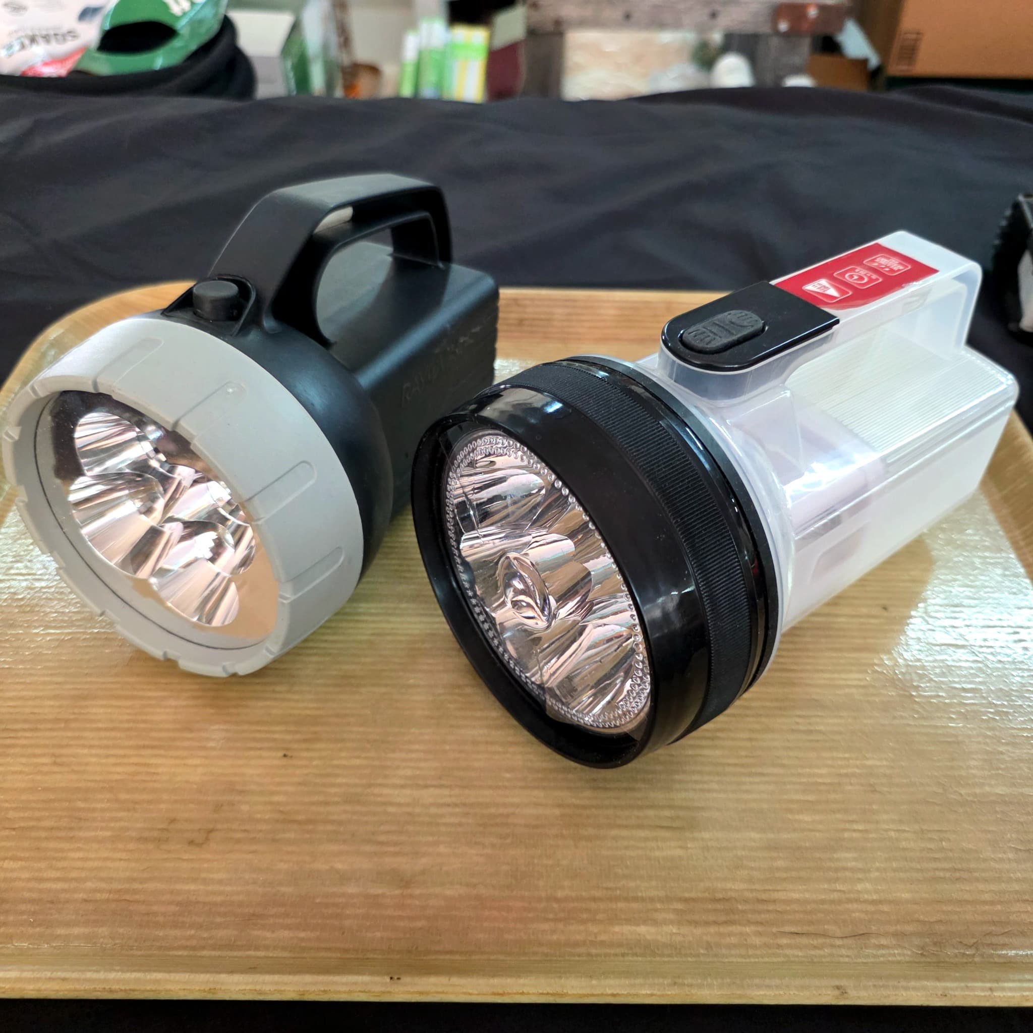 Pair of LED Handheld Spotlight Lanterns, Like New