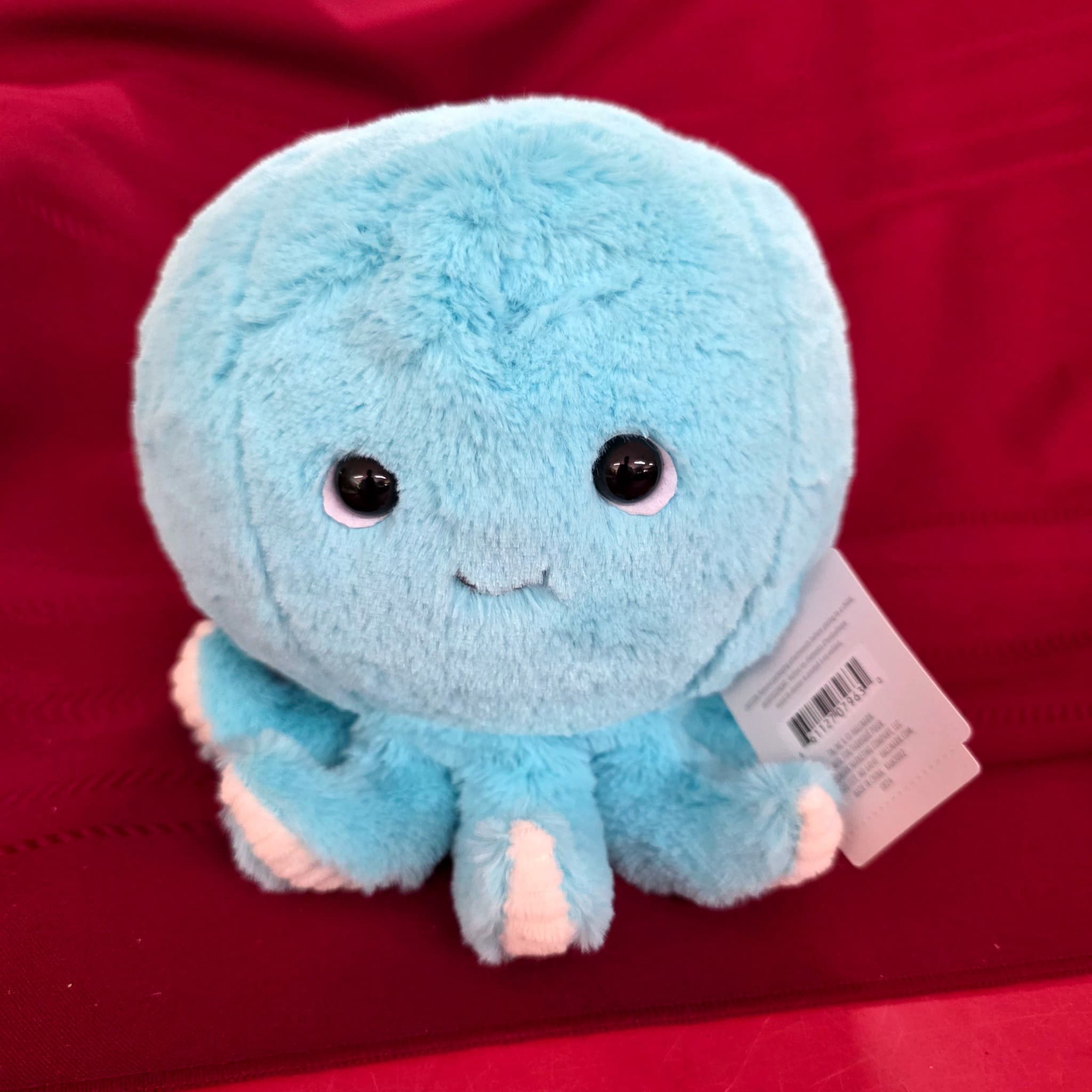 Hallmark Blue Octopus Plush Stuffed Animal, New with Tags