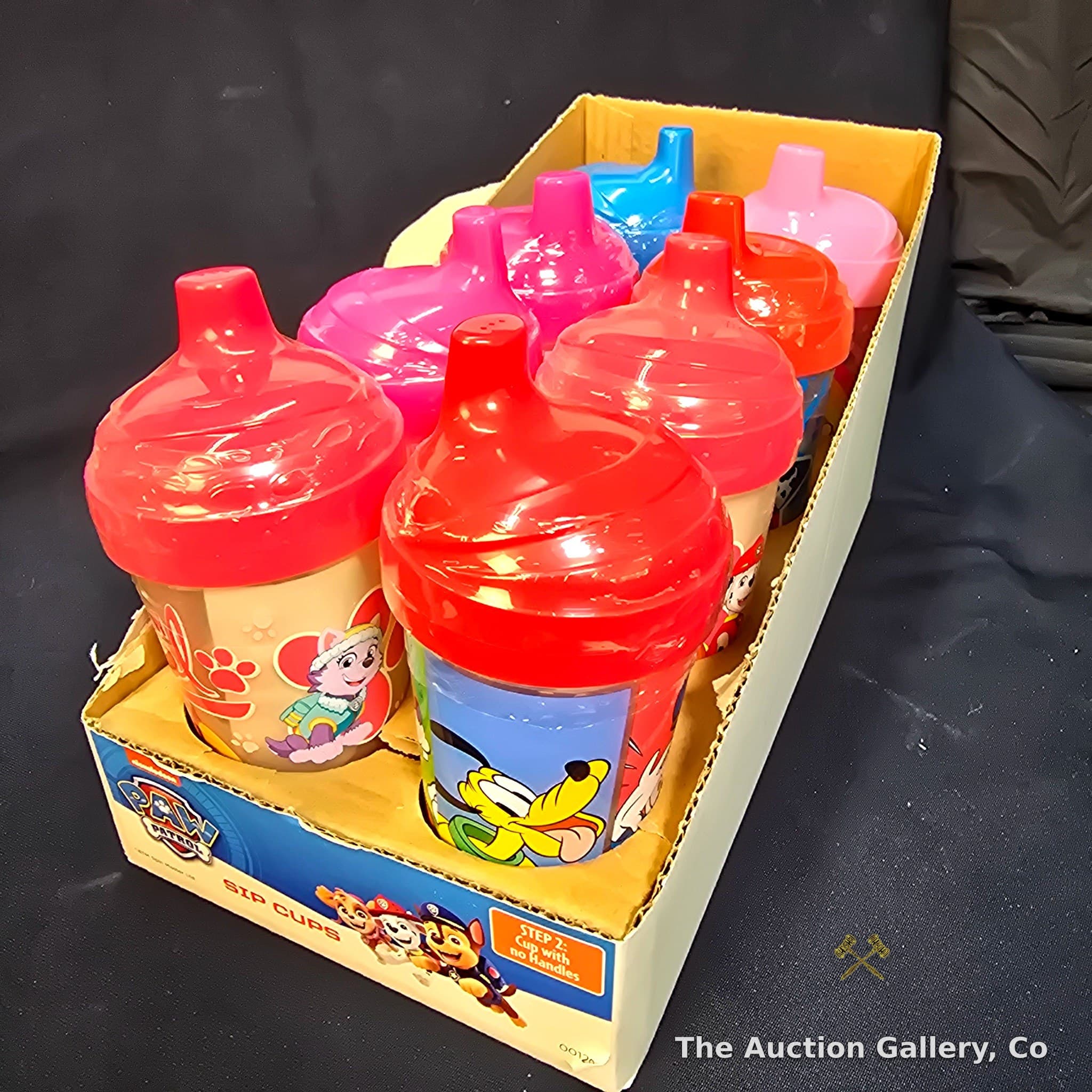 Disney & Paw Patrol Kids Sippy Cups, Lot of 8
