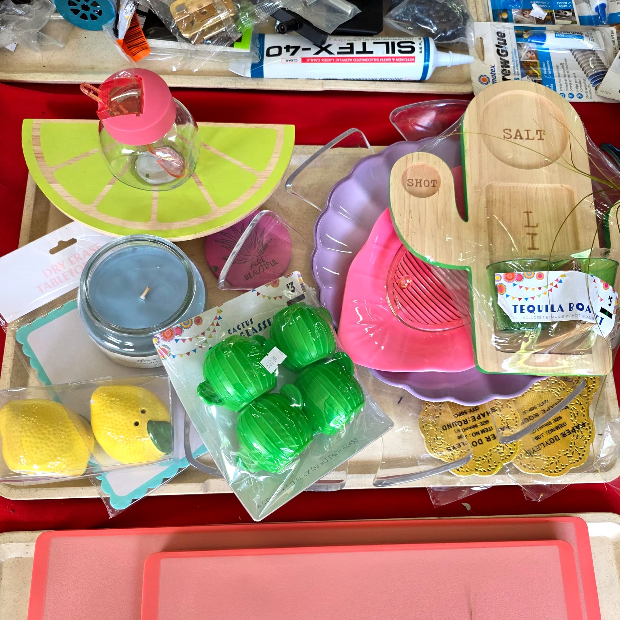 Summer Party Barware & Serveware Lot, Brand New