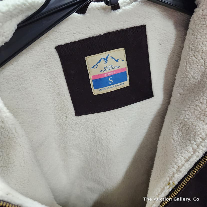 Blue Mountain Women's Sherpa-Lined Sanded Duck Jacket, Size S β photo 4