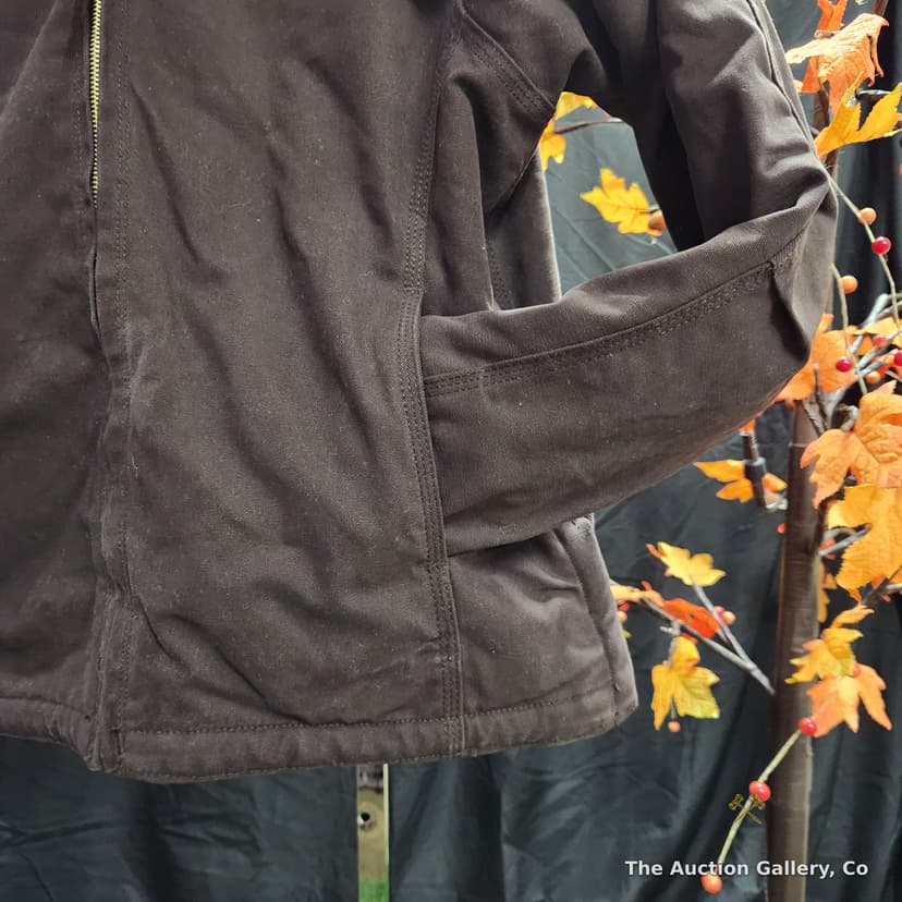 Blue Mountain Women's Sherpa-Lined Sanded Duck Jacket, Size S β photo 2