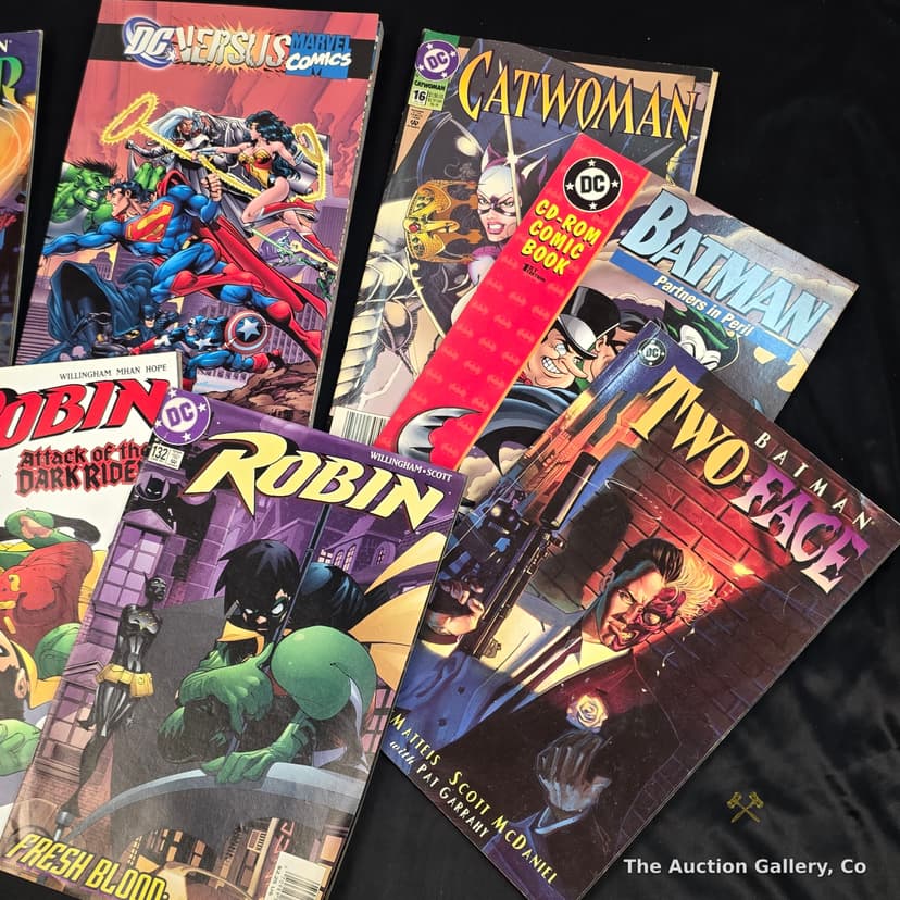 DC Comics Lot of 9 โ Robin, Batman, Catwoman, DC vs. Marvel โ photo 3