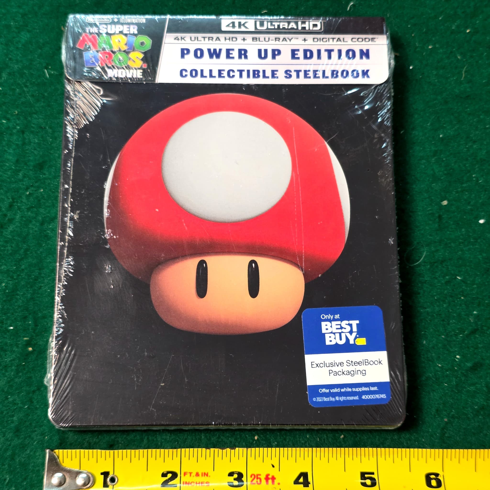The Super Mario Bros. Movie 4K SteelBook, Power Up Edition
