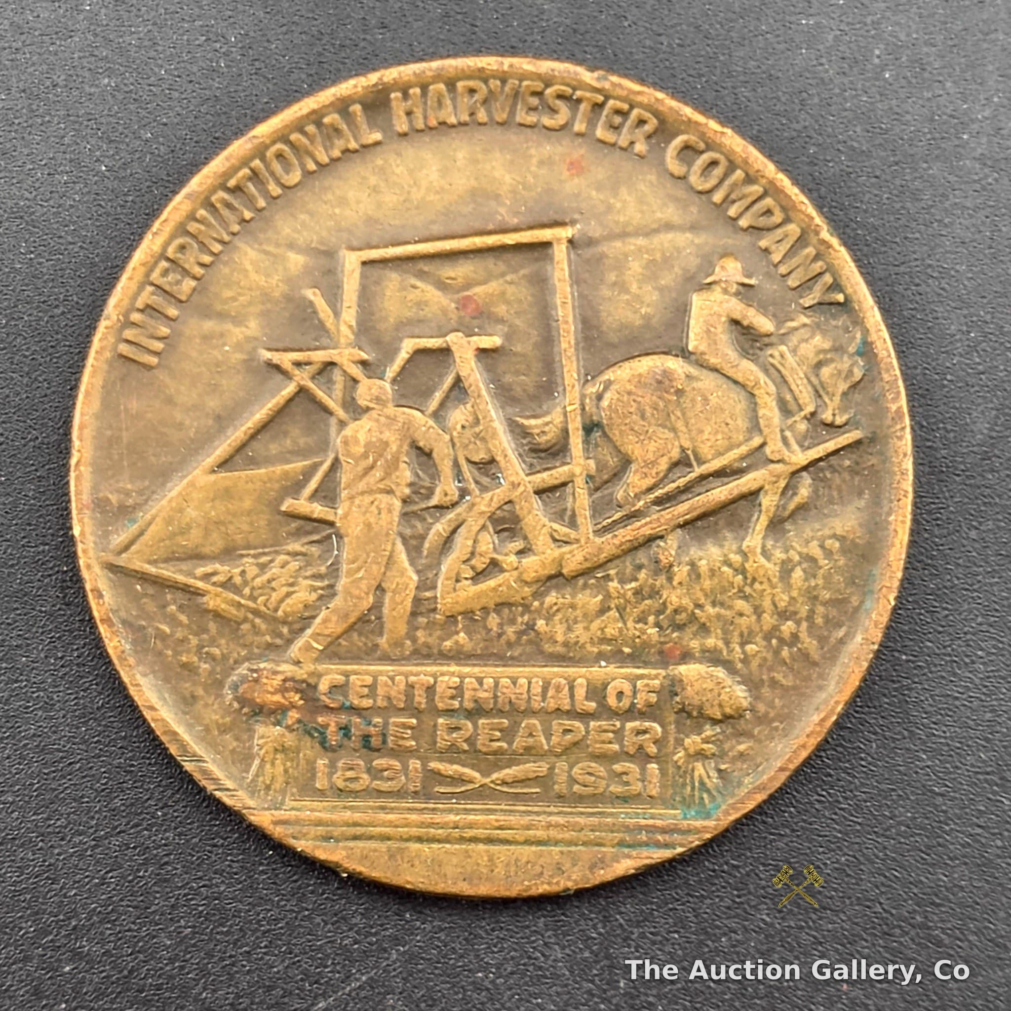 1931 International Harvester Centennial of the Reaper Bronze Medal
