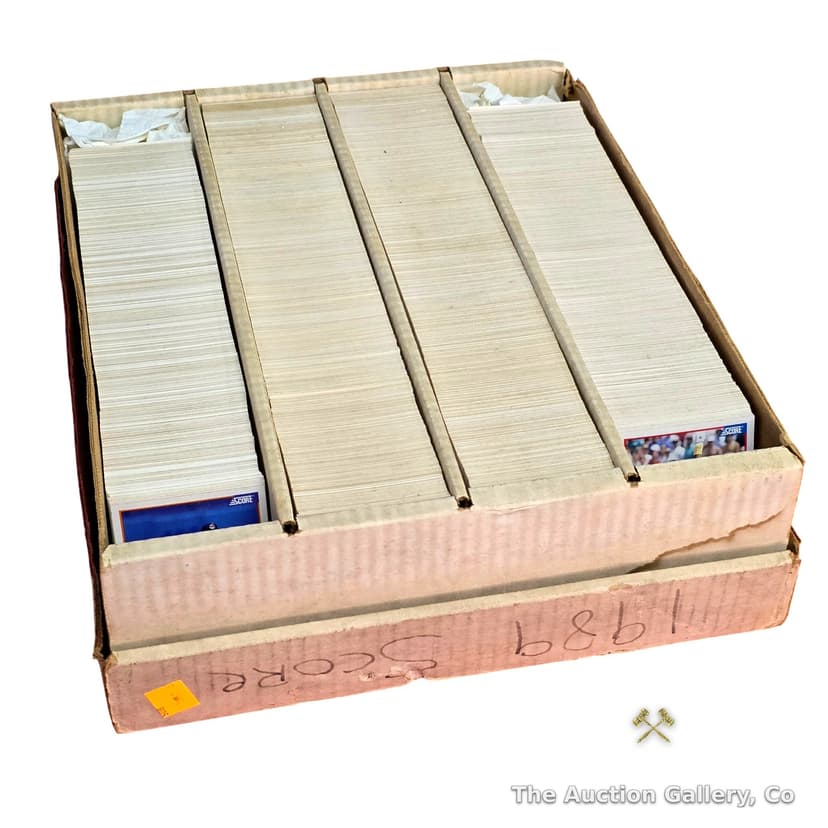 1989 Score Baseball Cards, Large Box Lot