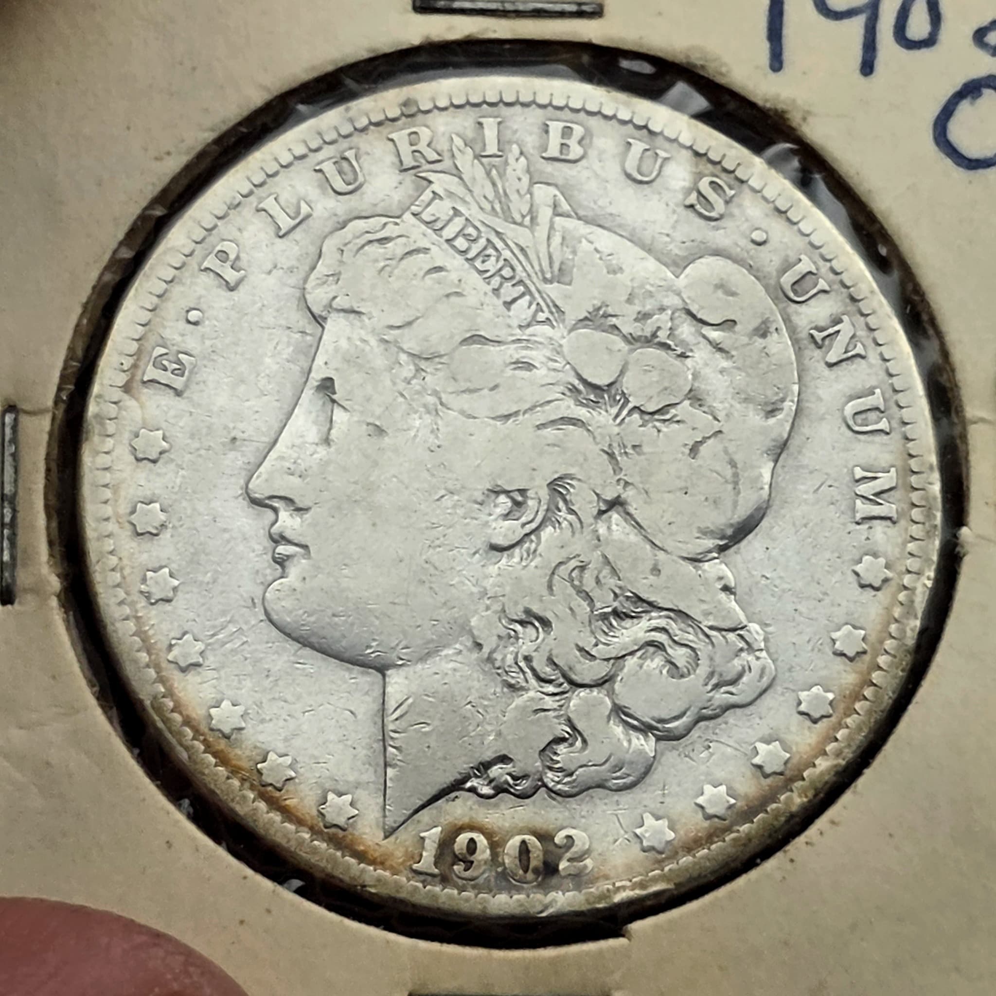 1902-O Morgan Silver Dollar, 90% Silver