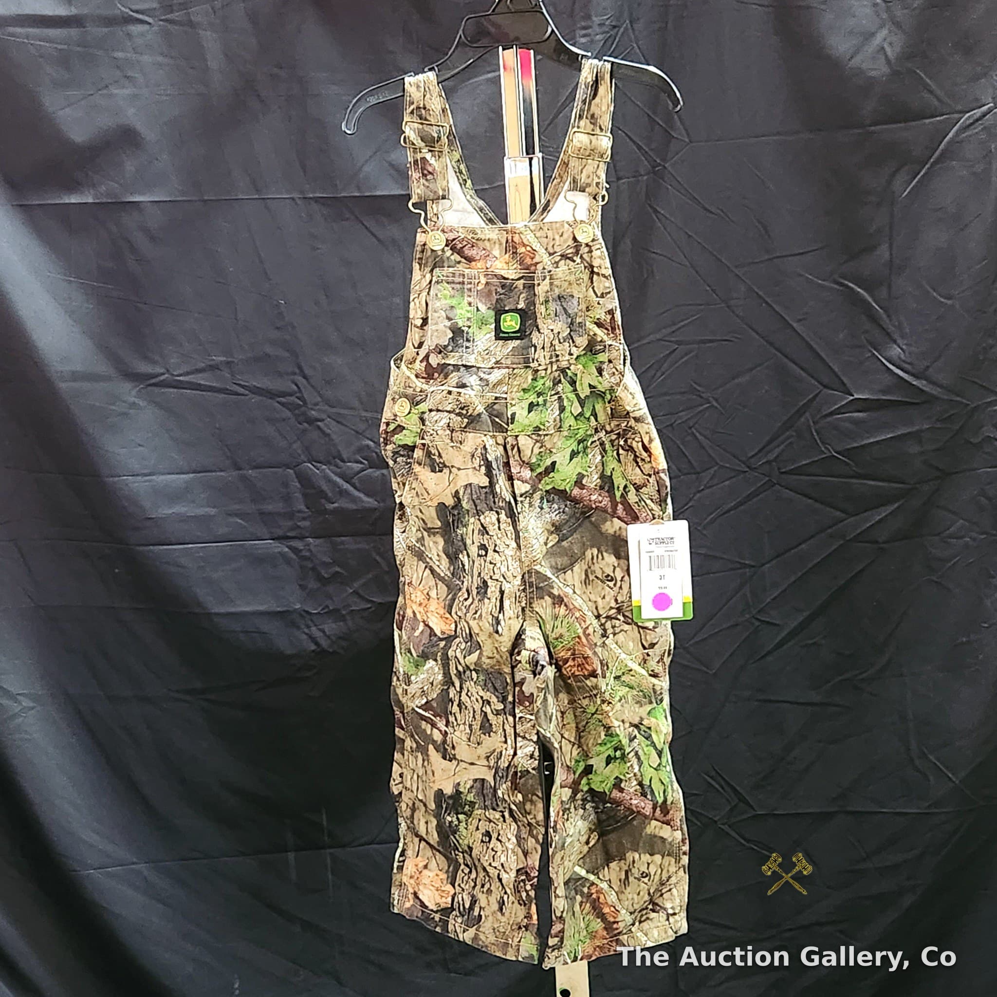 John Deere Mossy Oak Camo Bib Overalls, Size 3T, New with Tags