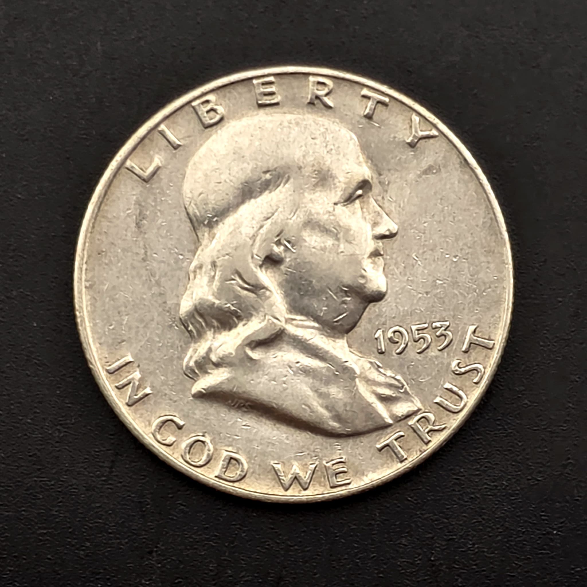1953-D Franklin Half Dollar, 90% Silver