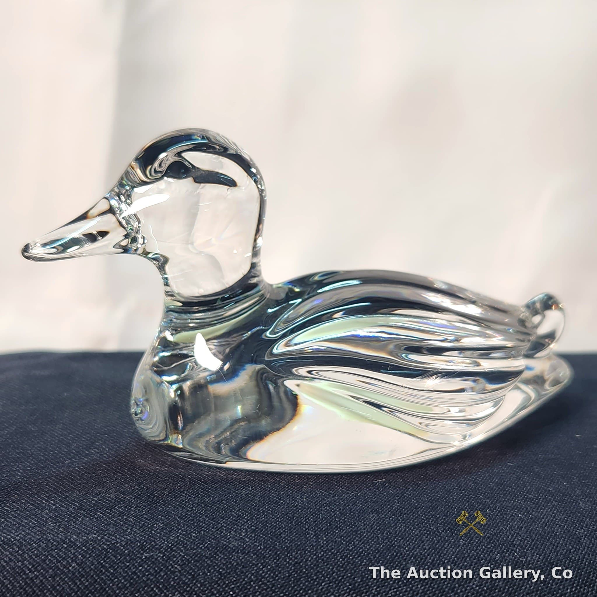 Princess House 24% Lead Crystal Duck Figurine, W. Germany