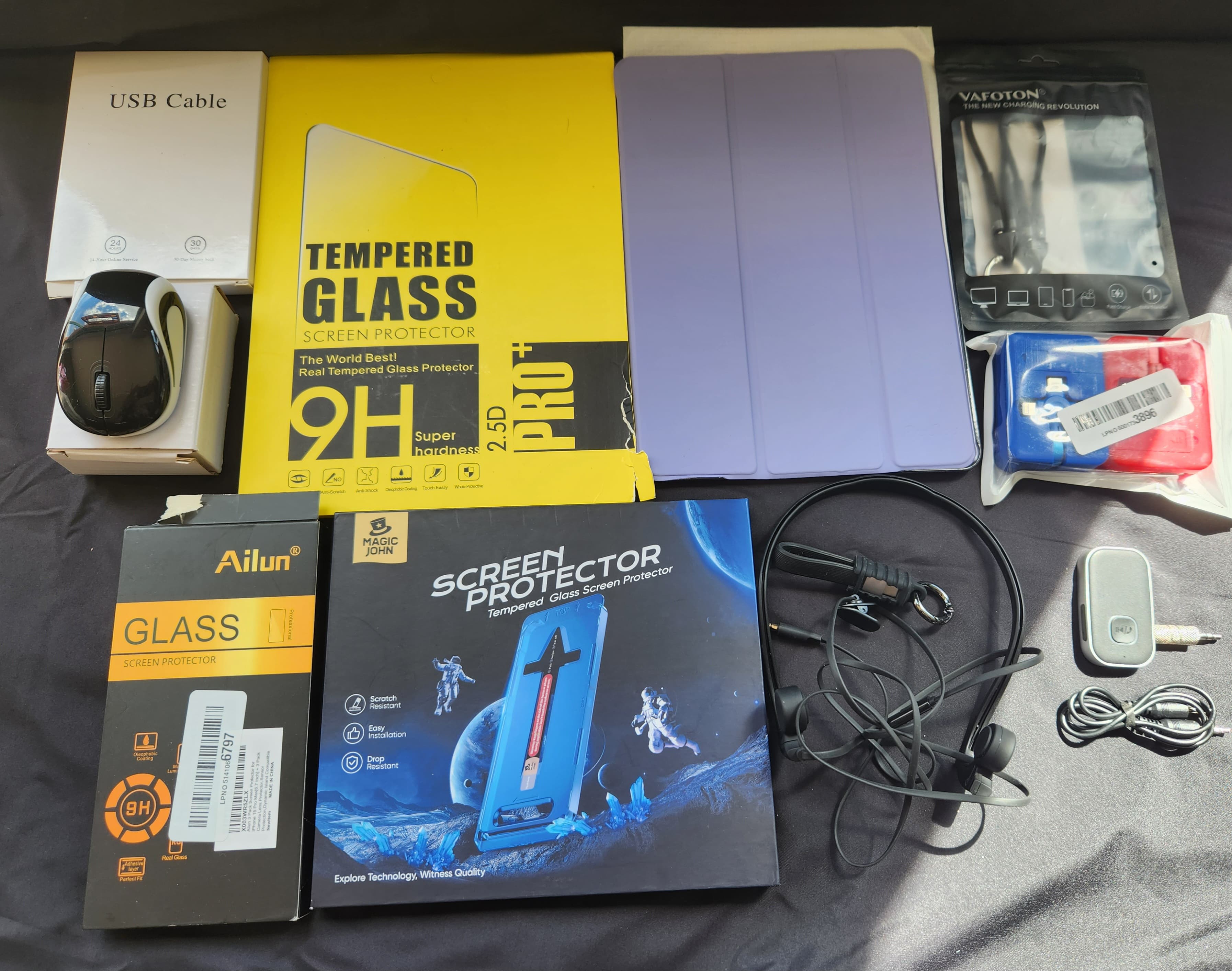 Screen Protectors, Chargers, & More Lot
