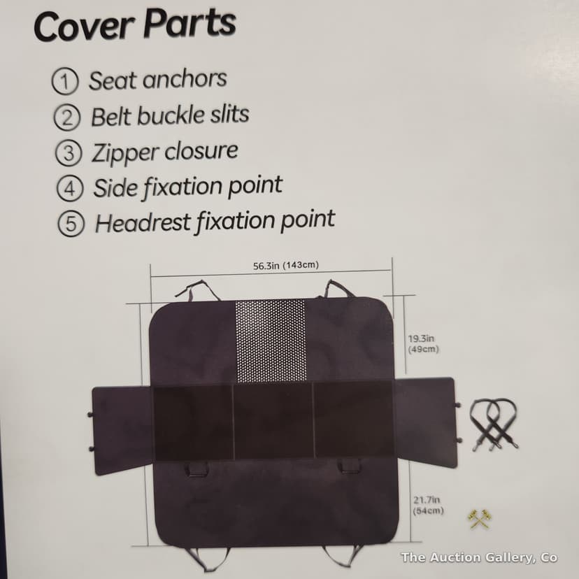 BearCover Dog Car Seat Cover, New in Carry Bag β photo 5