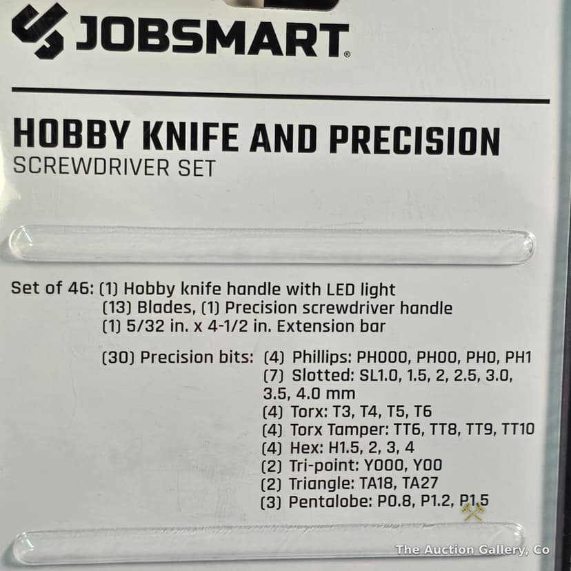 JobSmart 46-Piece Hobby Knife & Precision Screwdriver Set β photo 4