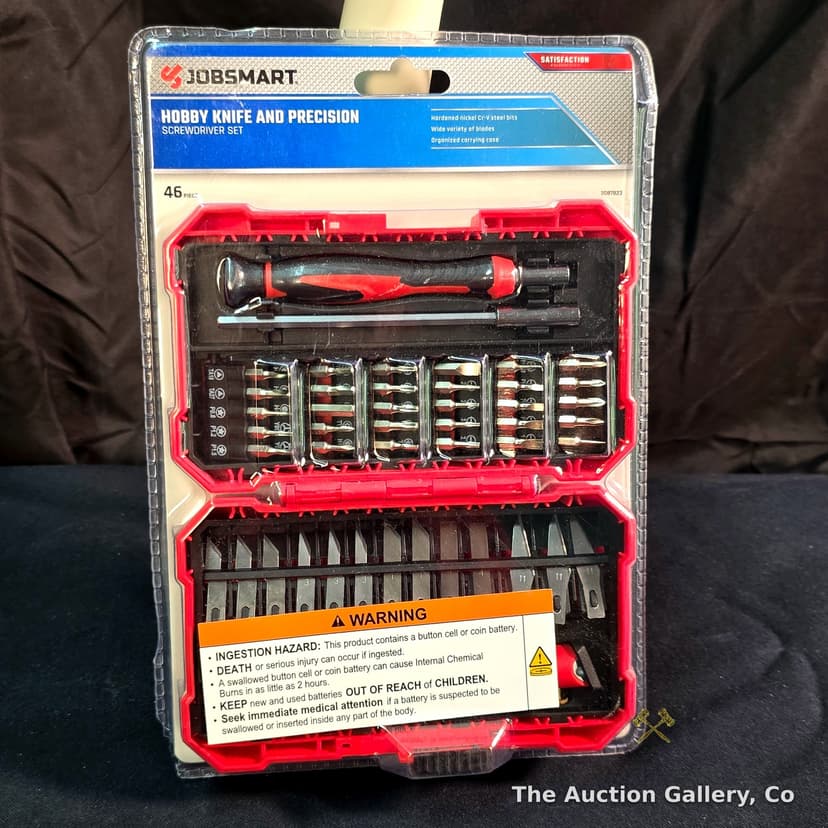 JobSmart 46-Piece Hobby Knife & Precision Screwdriver Set