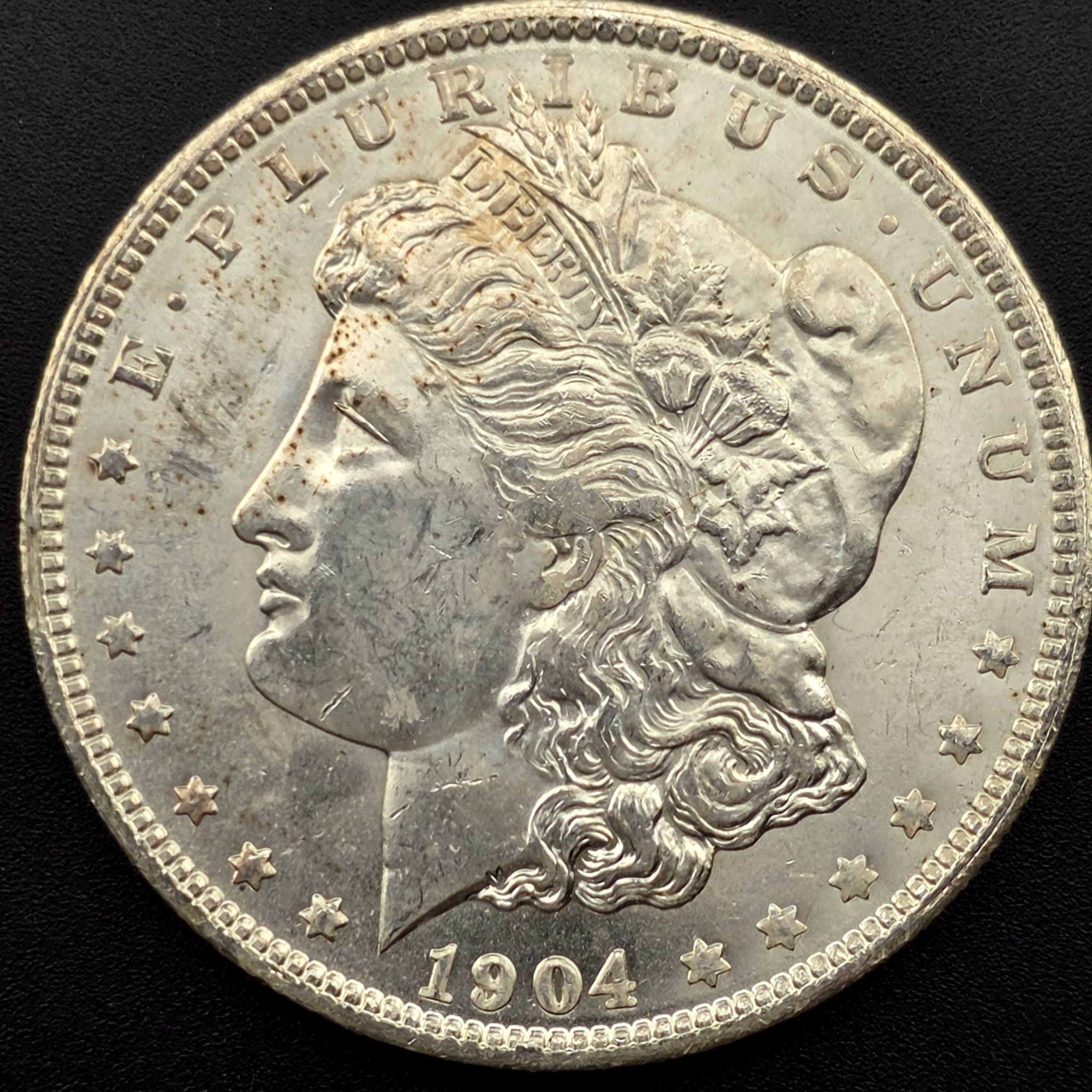 1904-O Morgan Silver Dollar, 90% Silver