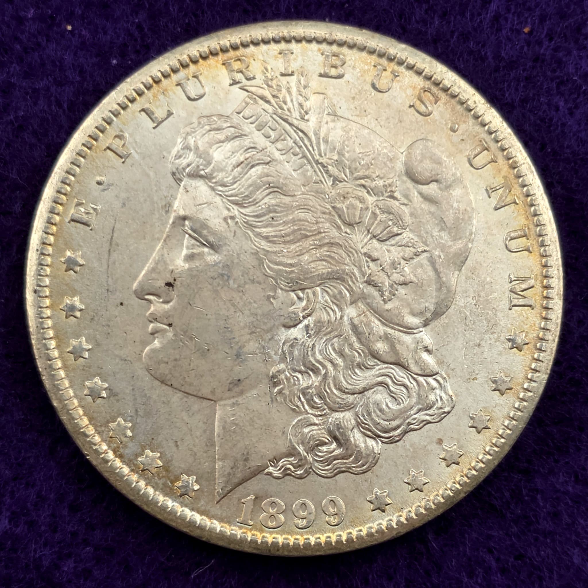 1899-O Morgan Silver Dollar, 90% Silver