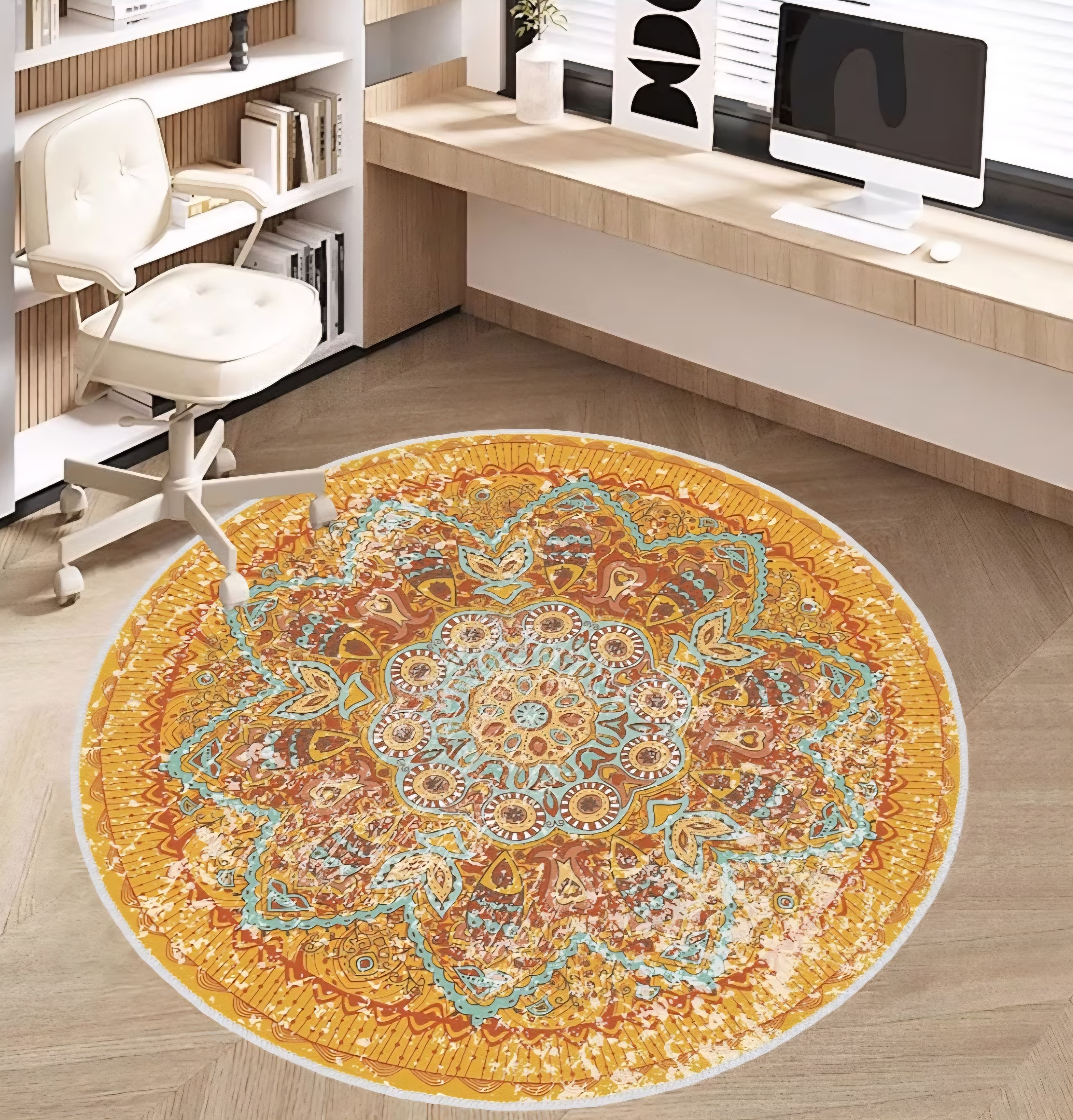 Office Chair Carpet Mat (Super Rubber Grippy Back)