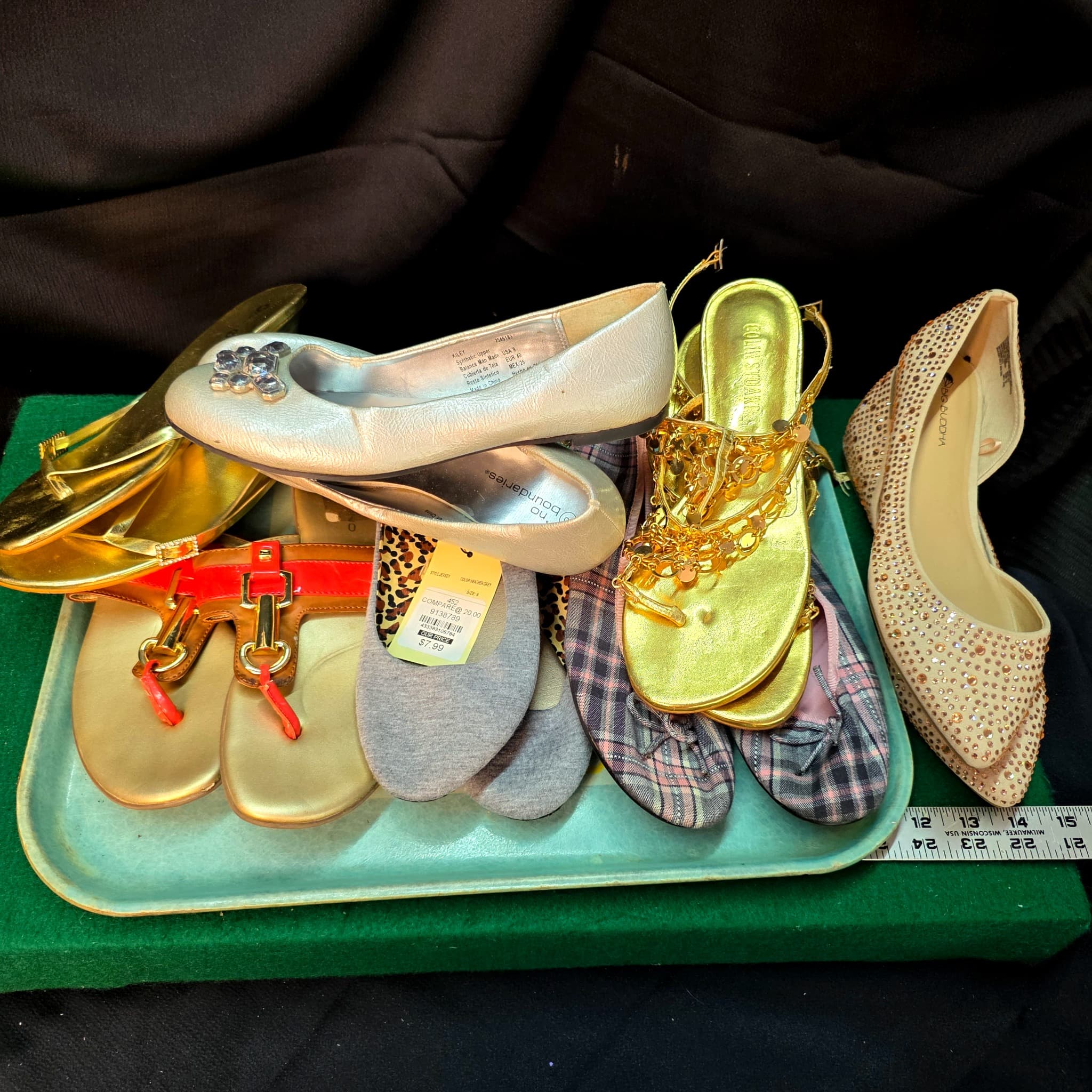 Mixed Women's Shoes, Lot of 7, Sizes 8โ9