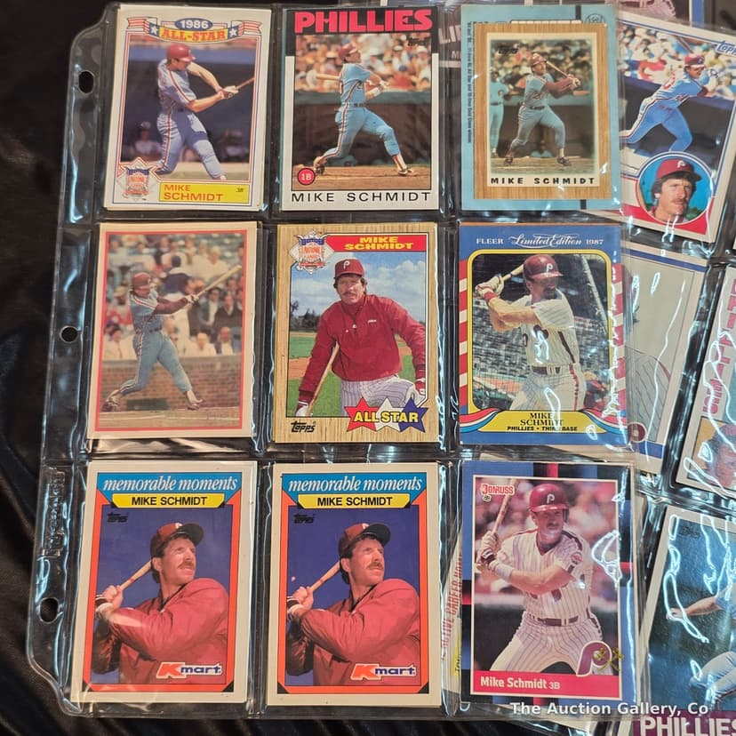 Mike Schmidt Philadelphia Phillies Baseball Cards, Lot of 38 โ photo 2