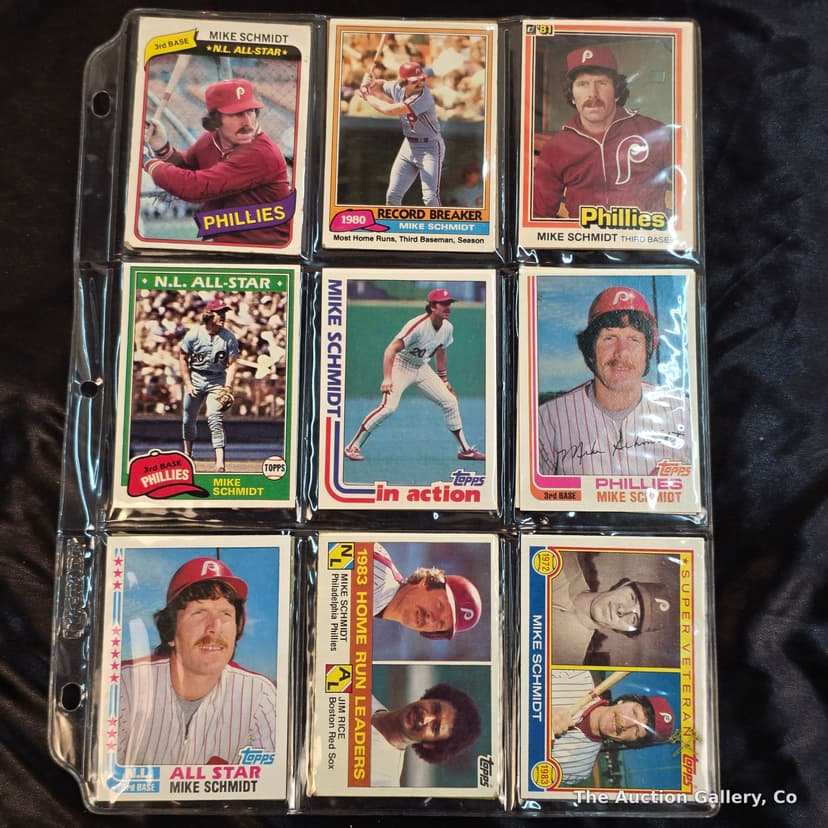 Mike Schmidt Philadelphia Phillies Baseball Cards, Lot of 38 โ photo 5