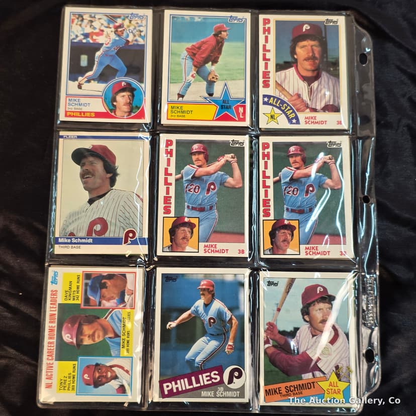 Mike Schmidt Philadelphia Phillies Baseball Cards, Lot of 38 โ photo 4