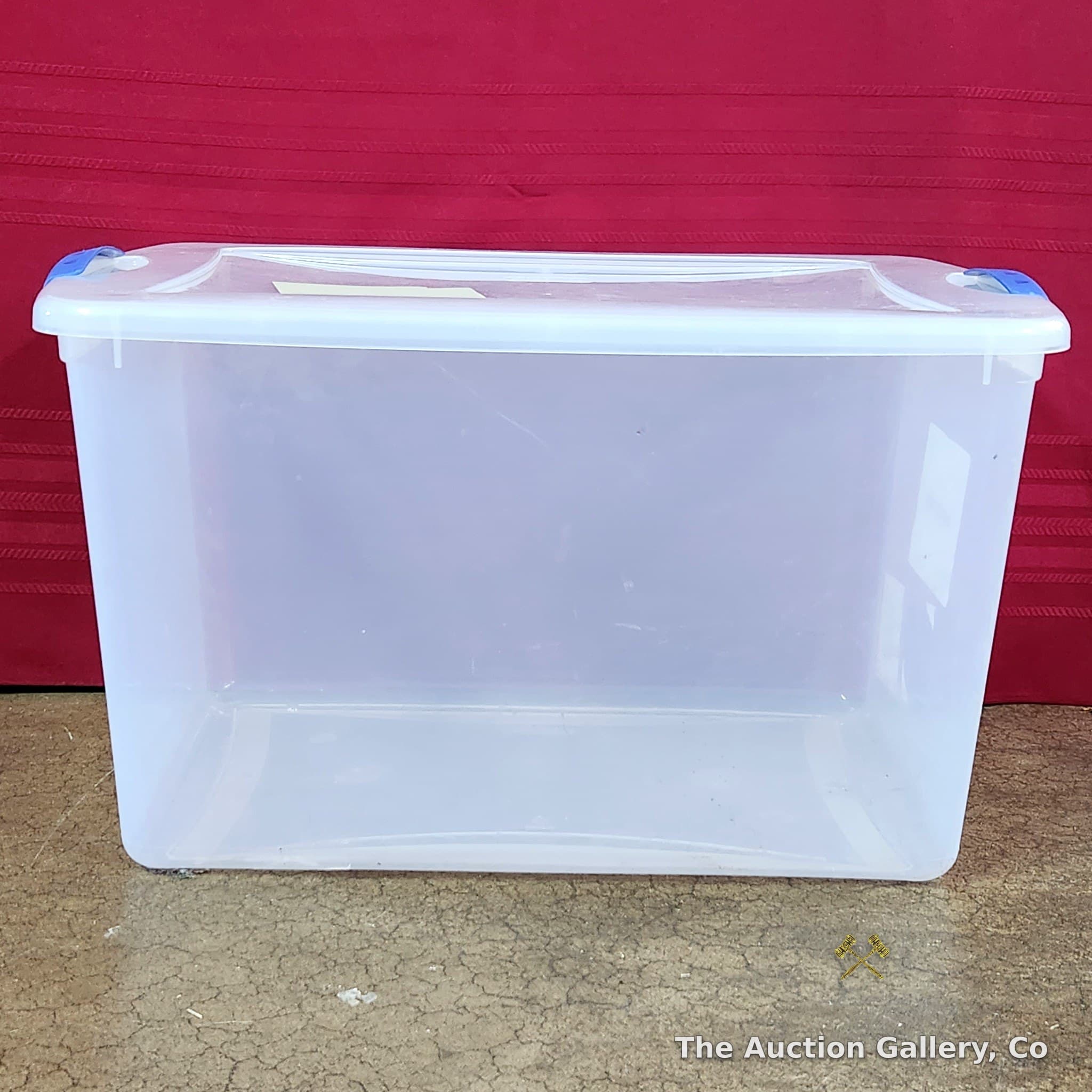 Sterilite 66 Qt Clear Storage Tote with Lid