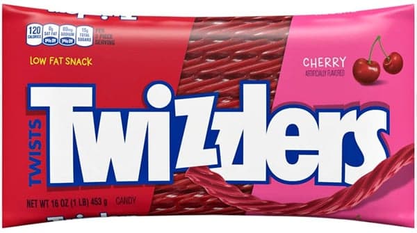 Twizzler Cherry Flavored Licorice Chewy Twists 16oz