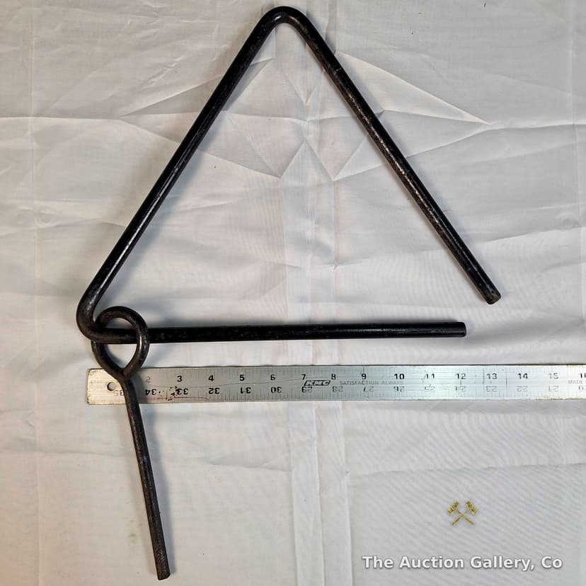 Metal Percussion Triangle with Striker